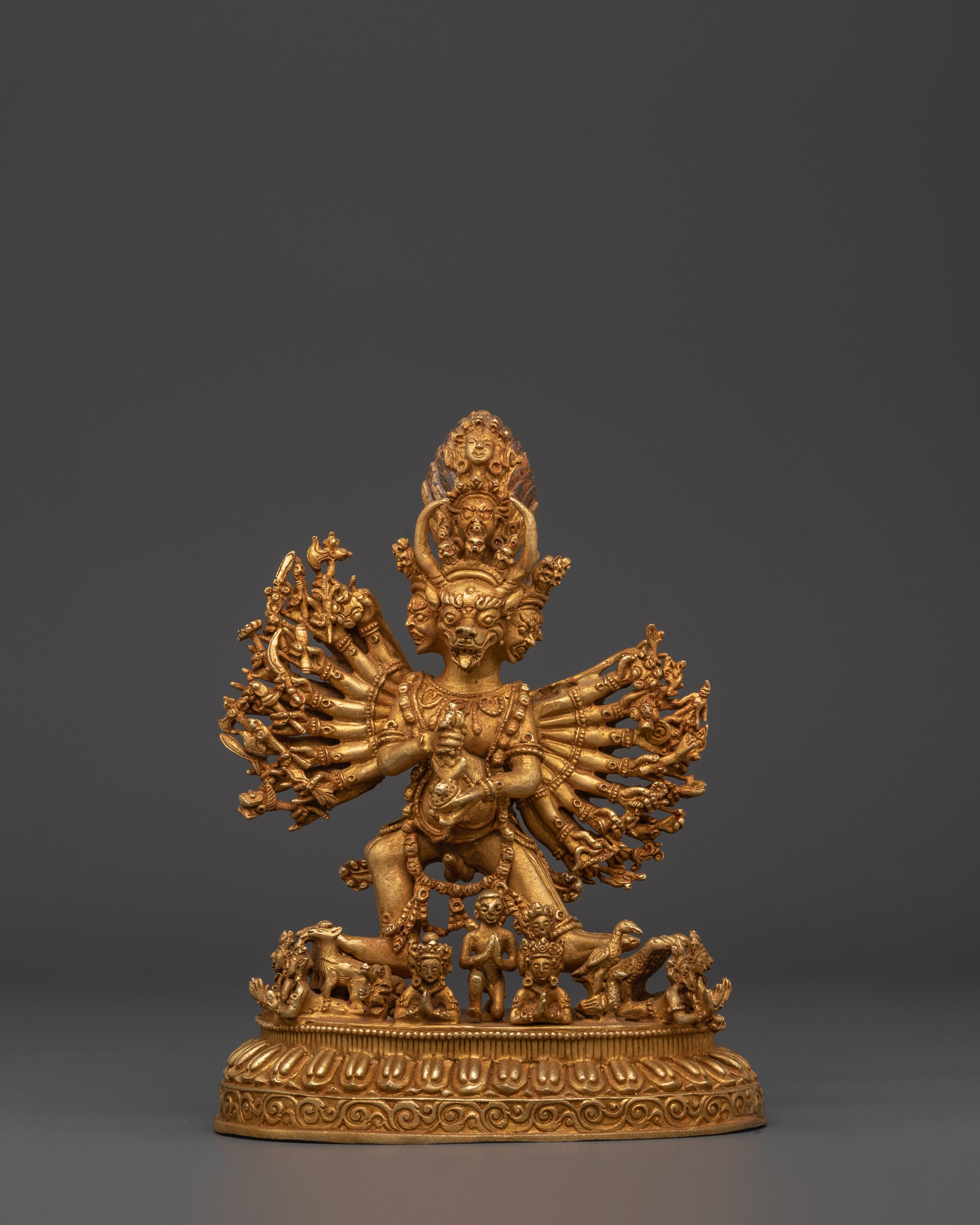 Yamantaka Destroyer of Death | Spiritual Tibetan Art