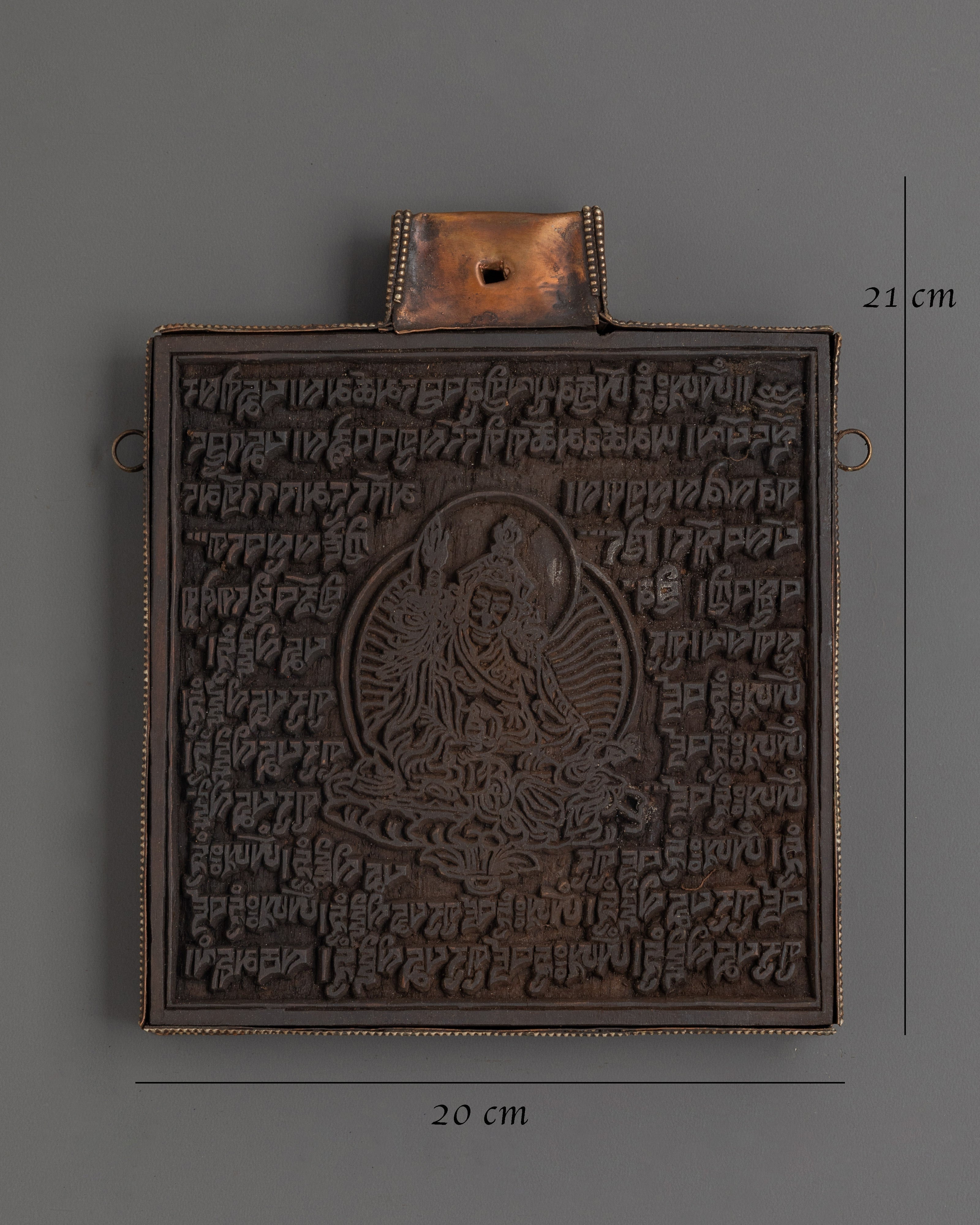 Tibetan Art Handcrafted Stamp | Engraved Buddhist Art