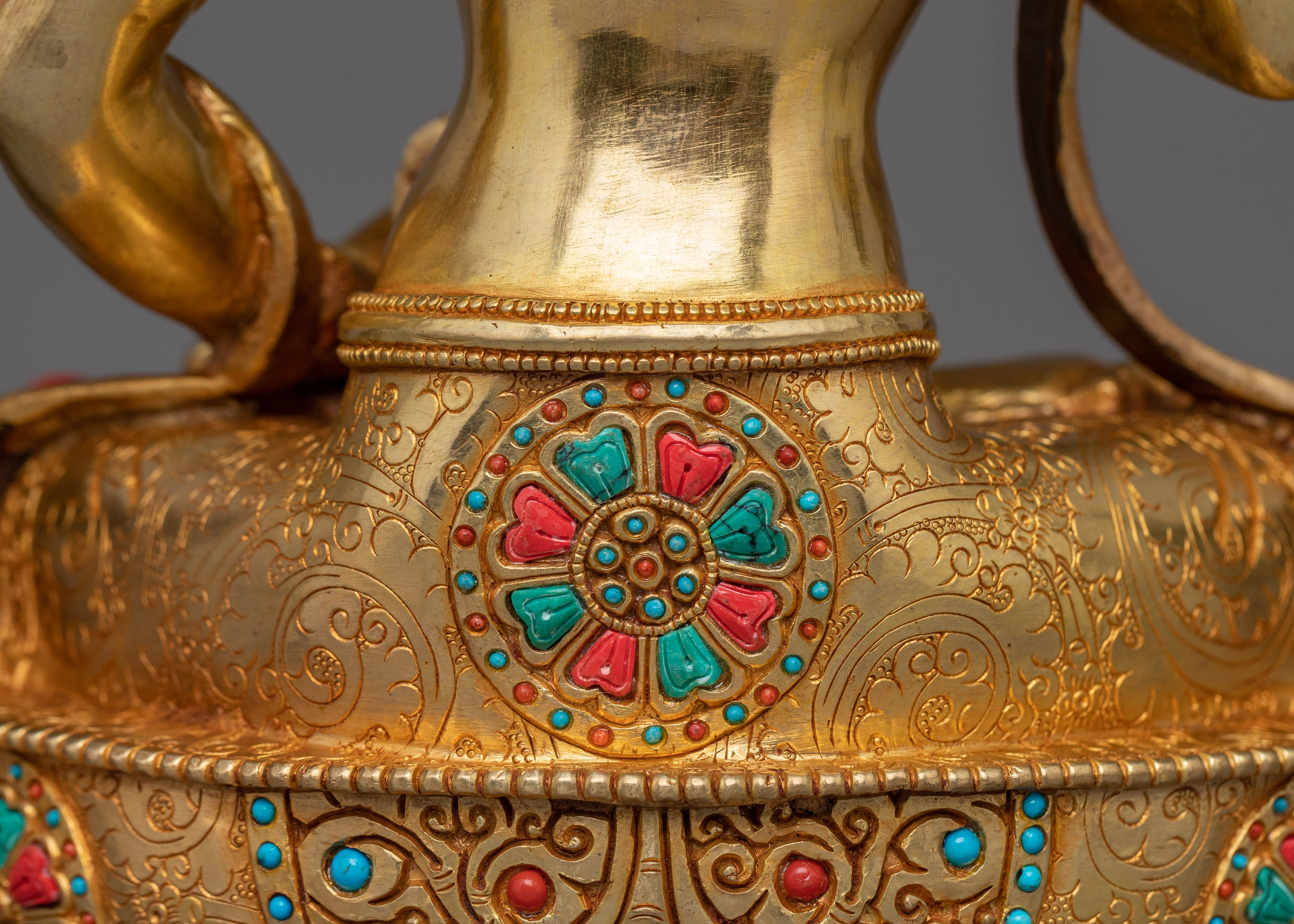 Vajrasattva Tibetan Deity Statue | Symbol of Purification and Enlightenment