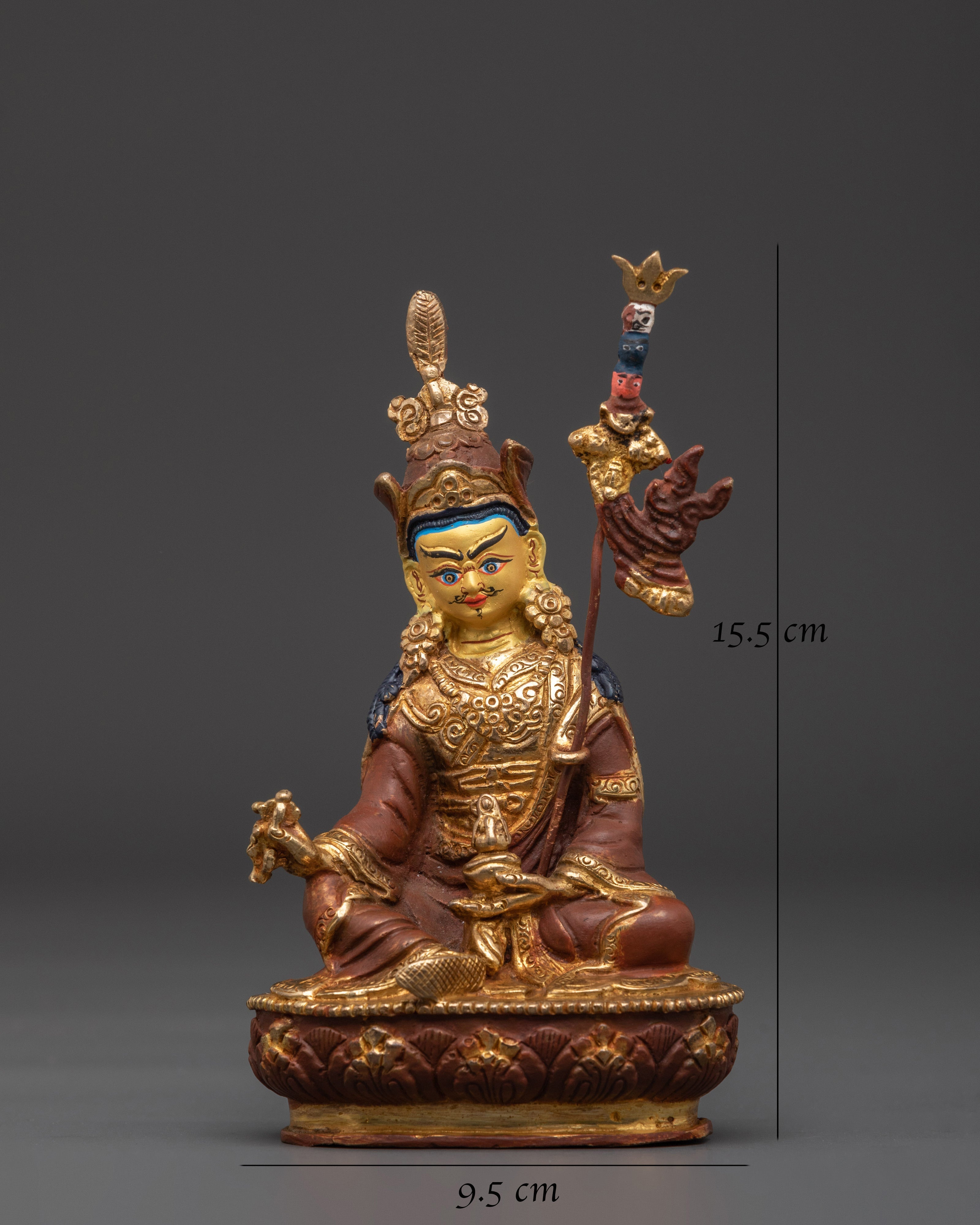 Handcrafted Statue of Guru Rinpoche | Spiritual Master and Protector
