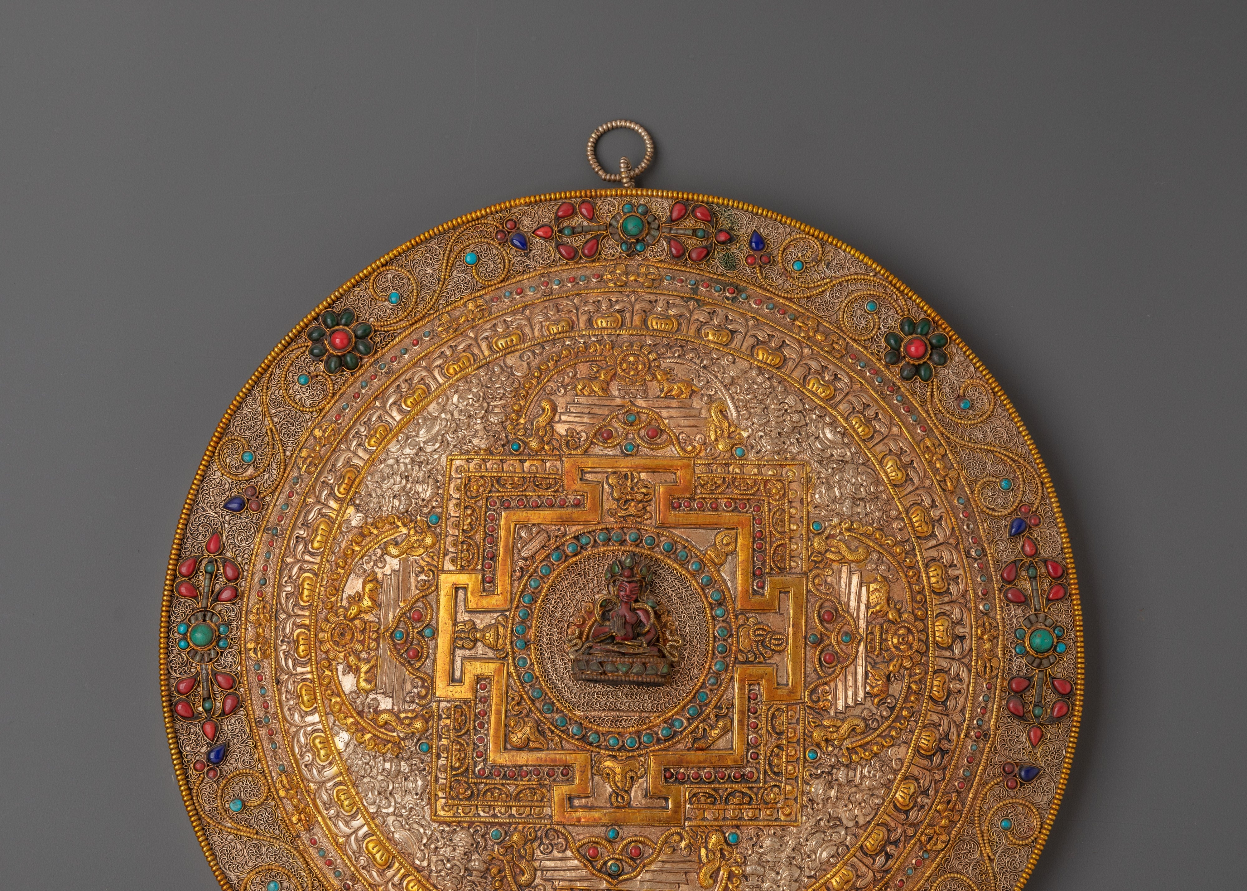 Traditional Handcrafted Wall Hanging | Sacred Buddhist Art