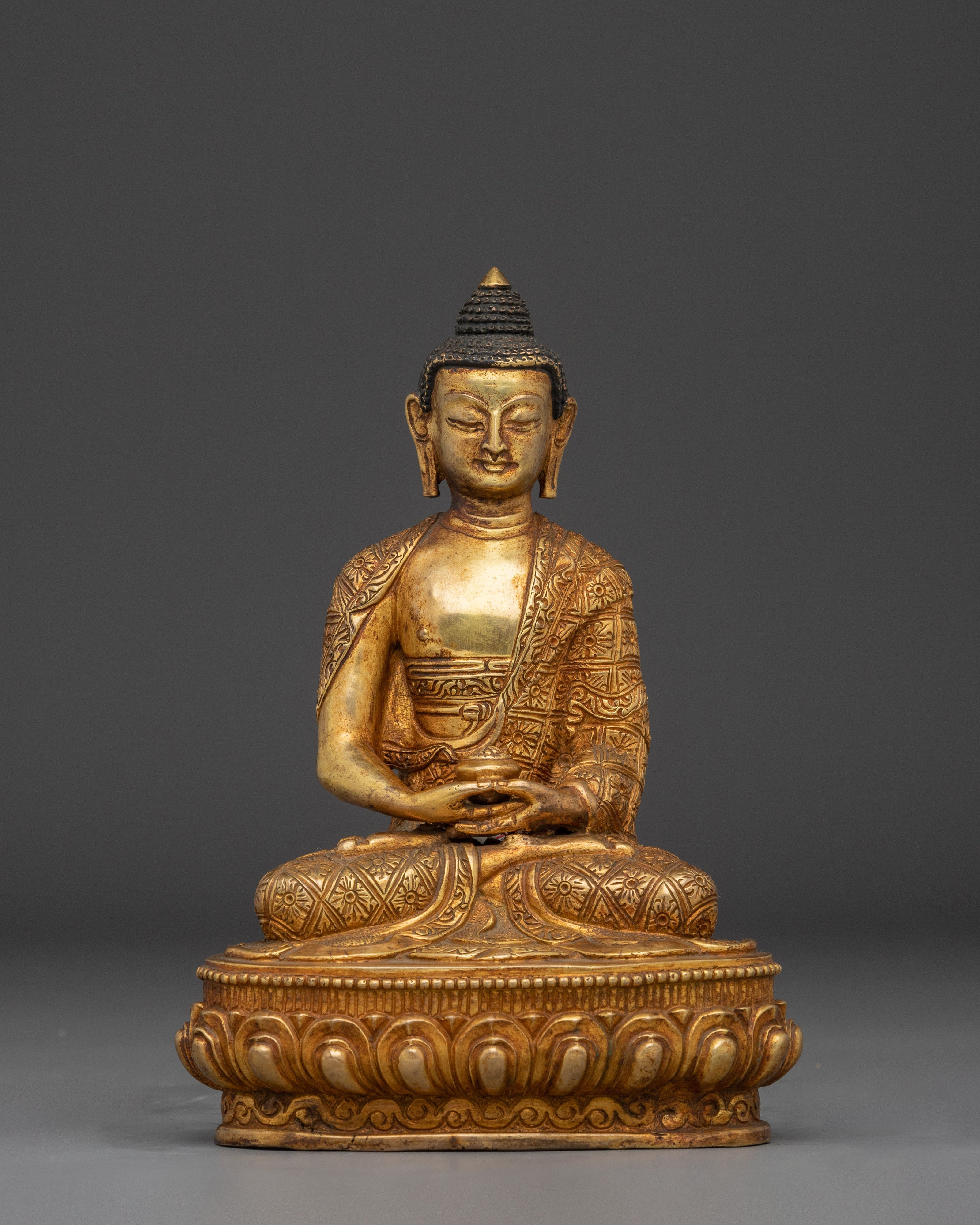 Sacred Amitabha Buddha Sculpture for Dharma