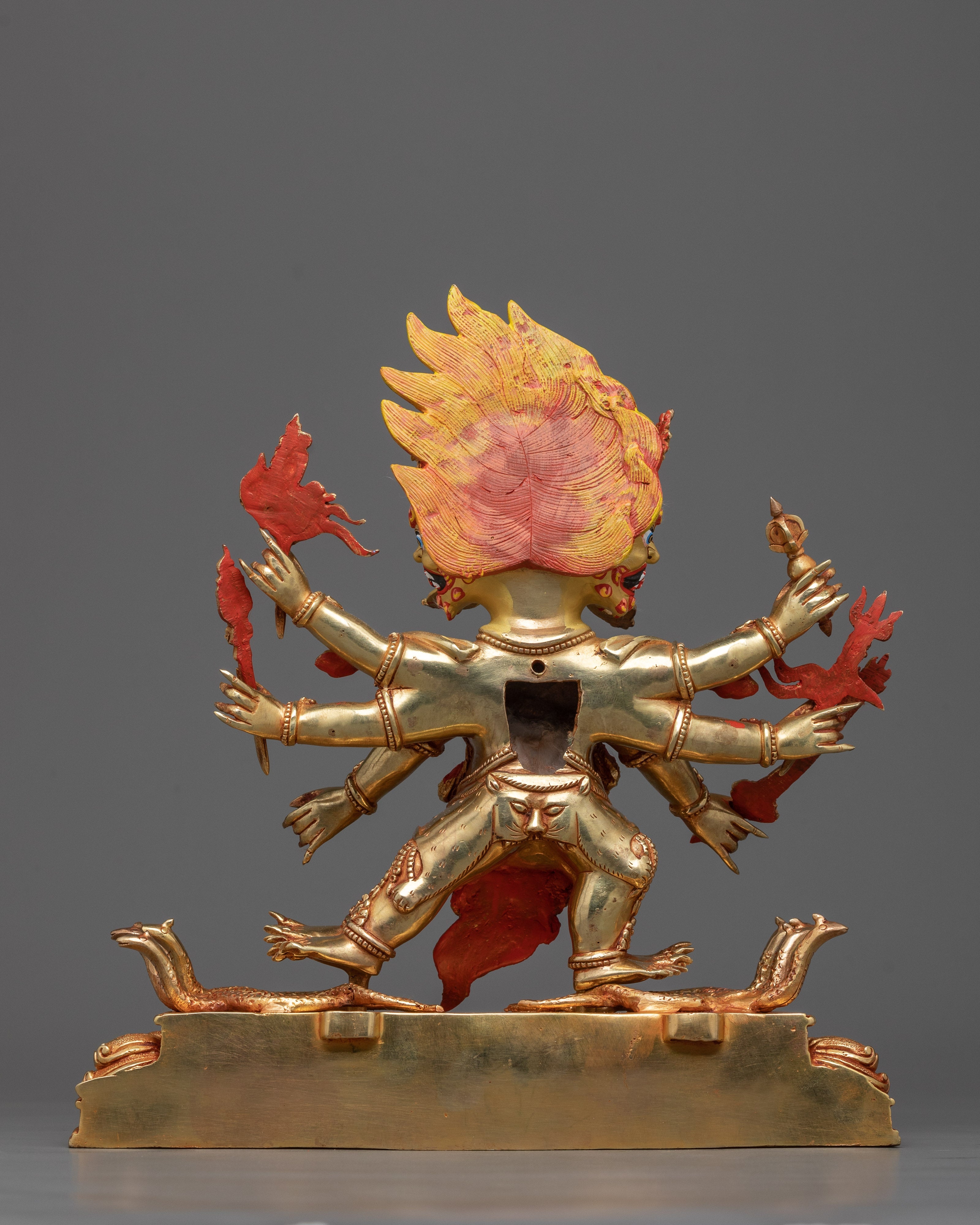 Hayagreeva Sculpture | 24K Gold Gilded Enlightenment