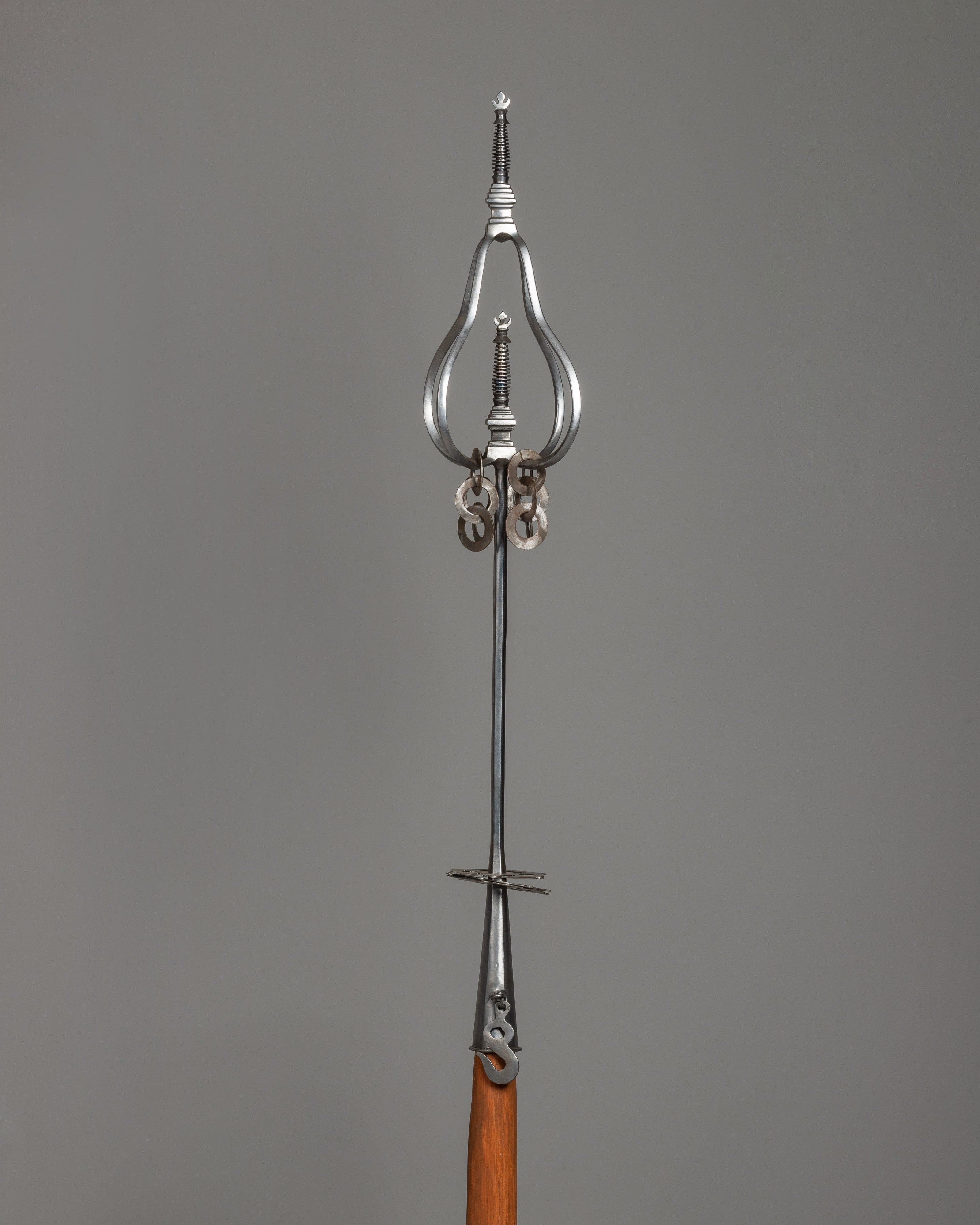 Tibetan Ritual Staff (Monk's Staff) | Sacred Spiritual Artifact