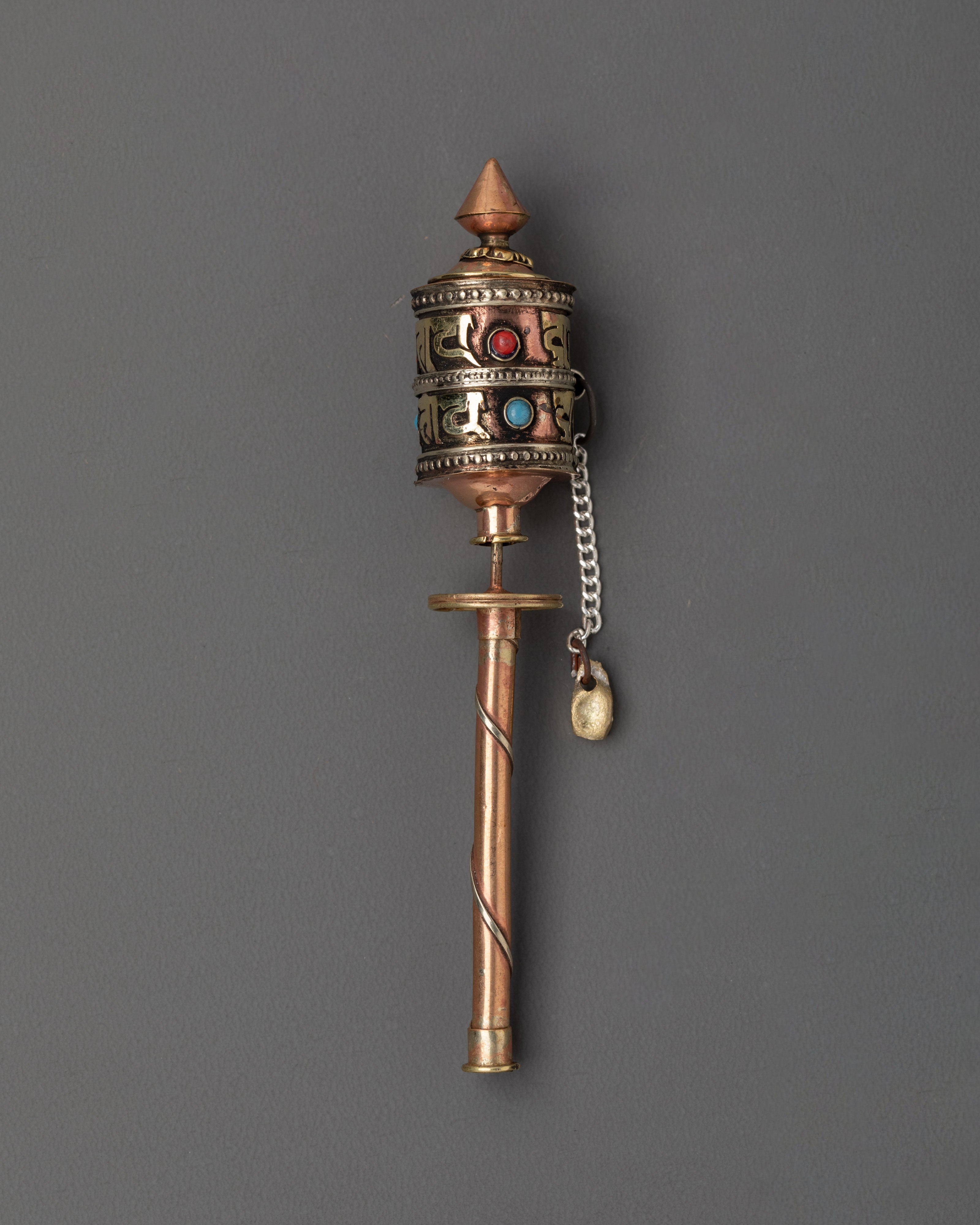 Handcrafted Copper & Brass Mantra Spinner