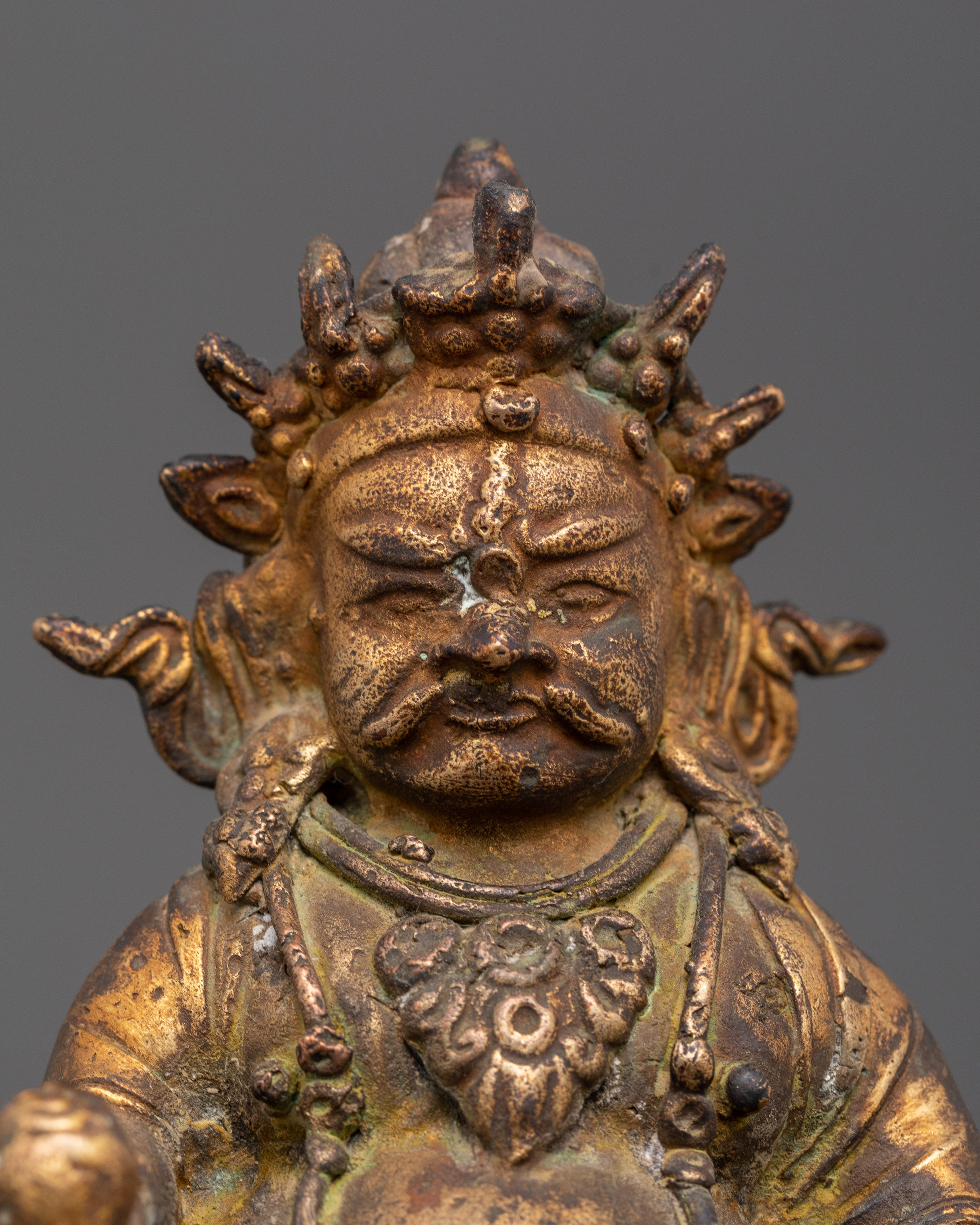 Copper Statue of Dzambhala | Statue for Prosperity and Blessings