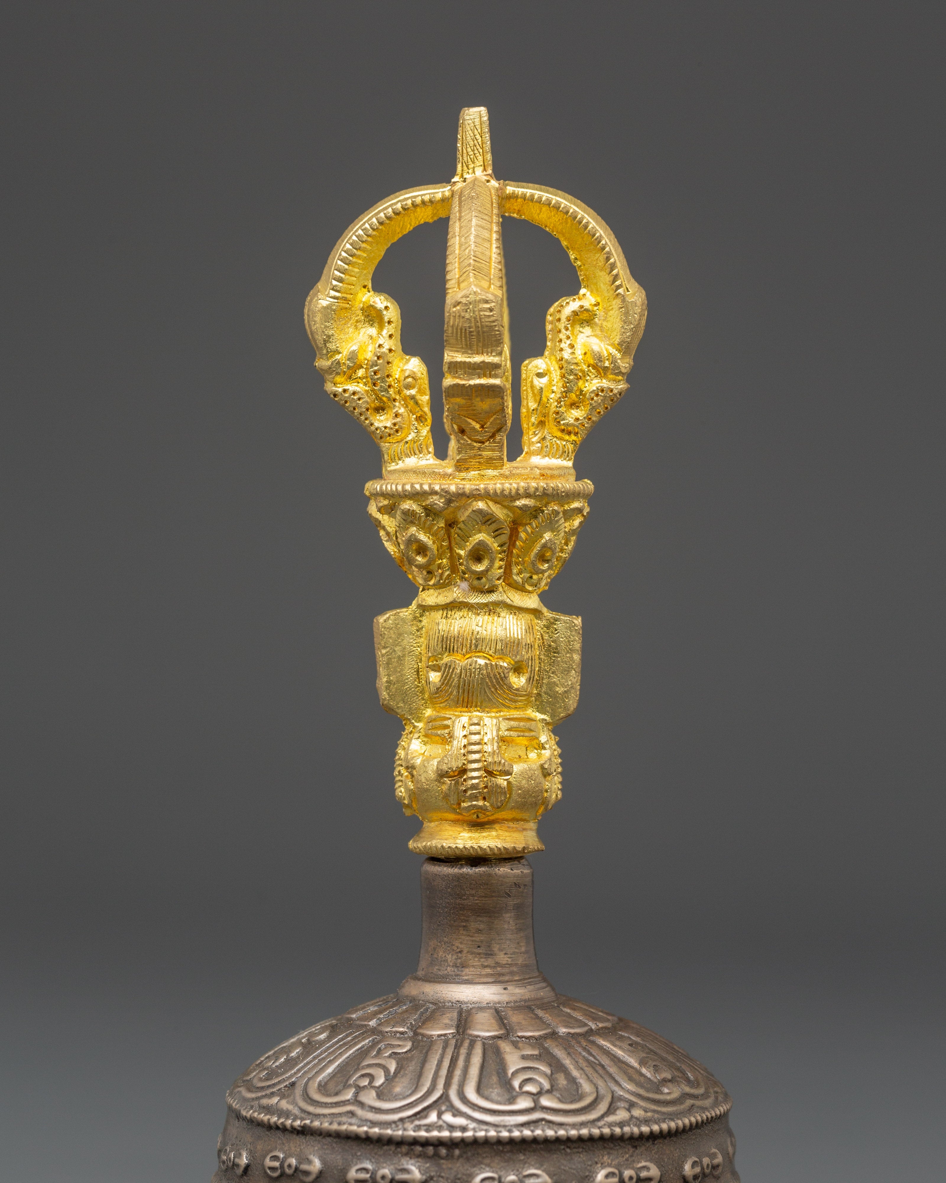 Handcrafted Bell and Vajra for Ritual Use | Tibetan Buddhist Spiritual Tools