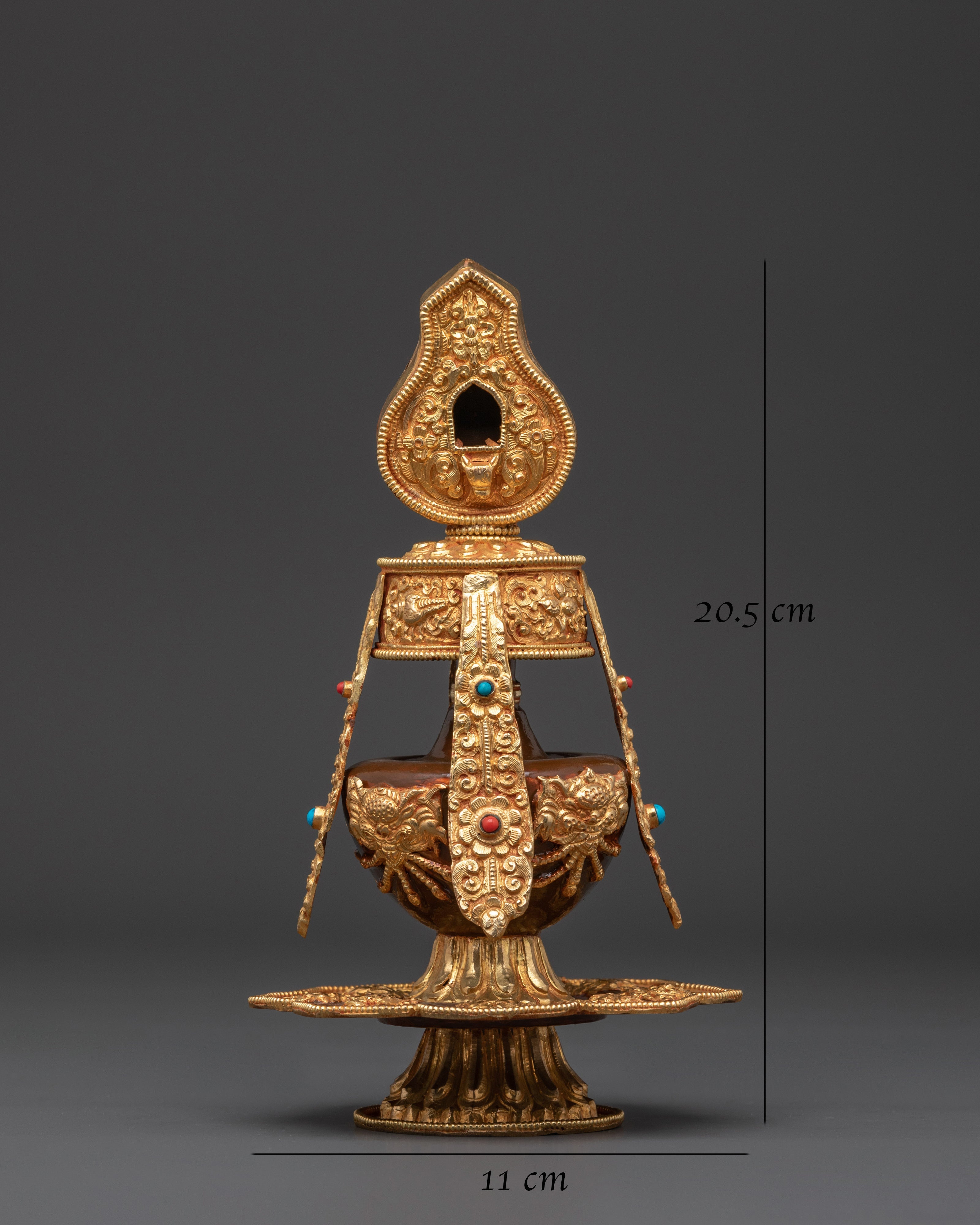 Gold Plated Long Life Vase | Vase of Longevity