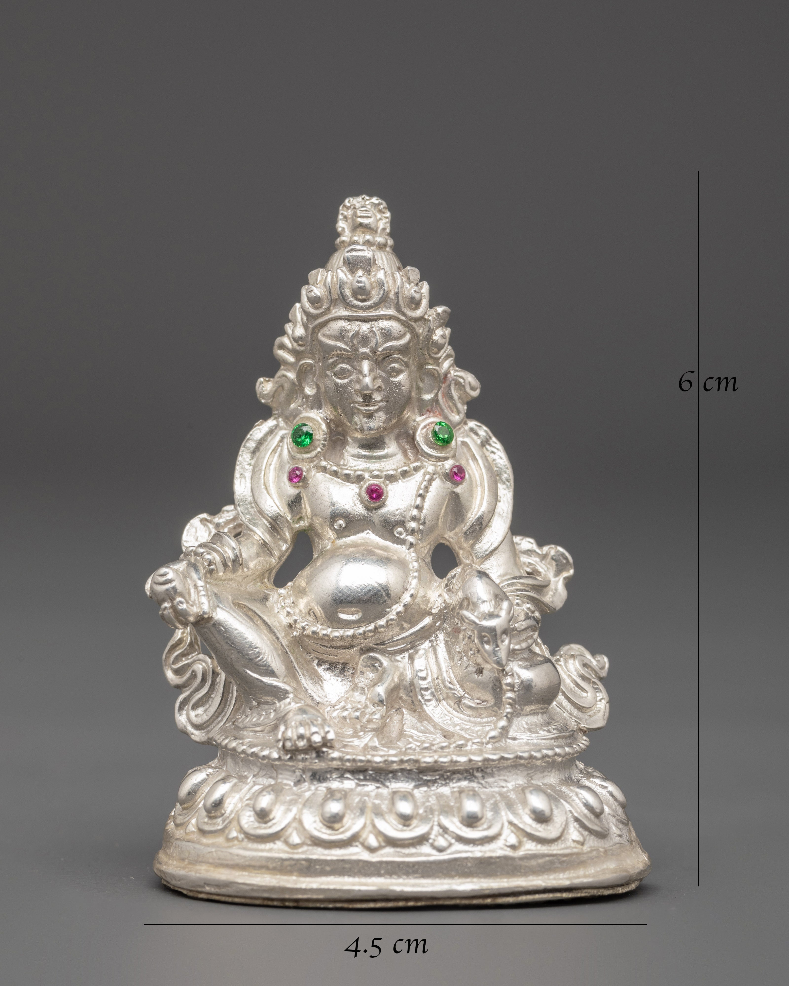 Tibetan Dzambhala Wealth Deity Statue | God of Prosperity & Abundance