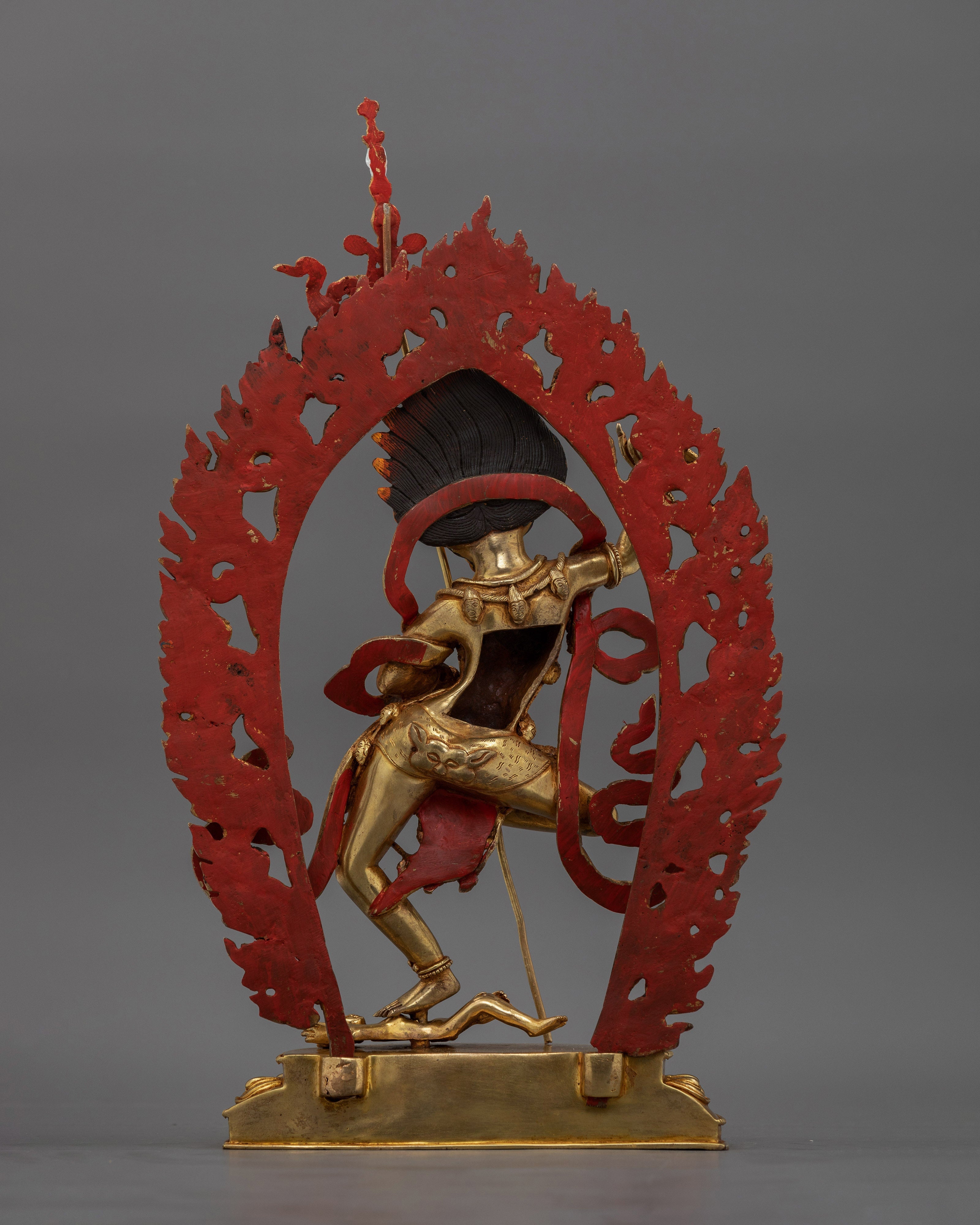 Lion-Faced Dakini Simhamukha Sculpture | Fierce Protector and Dharma Defender