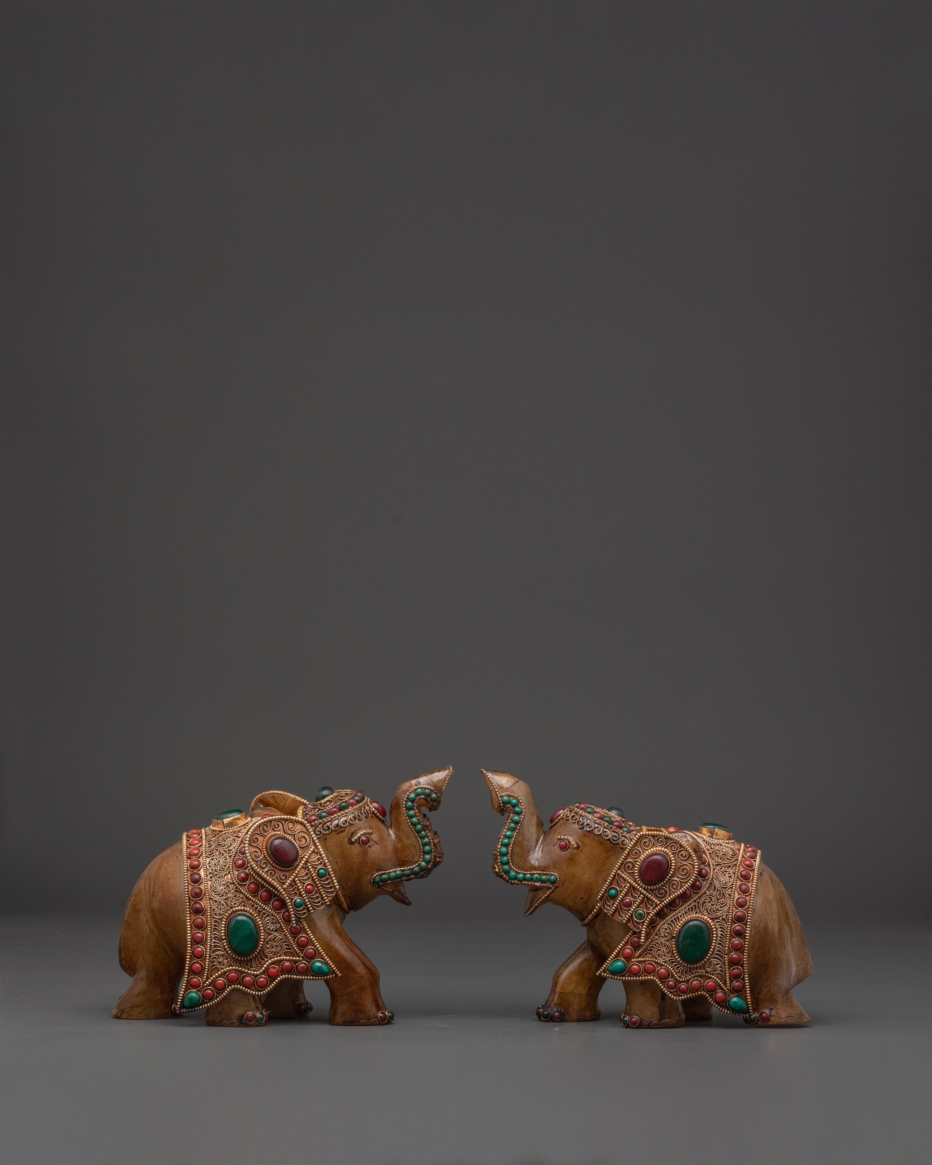 Copper Elephant set