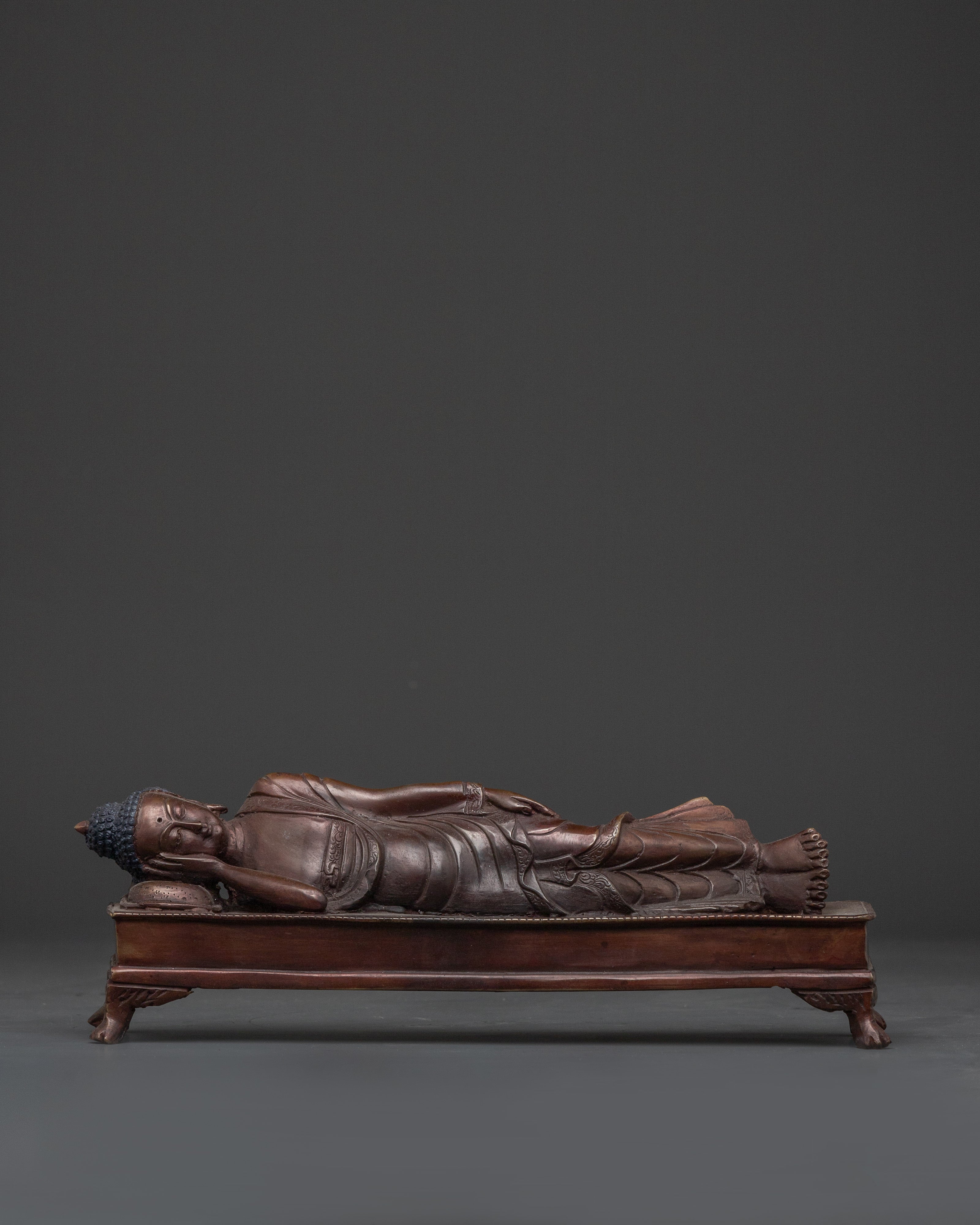 Buddha sleeping sculpture | Reclining Buddha Statue for Meditation