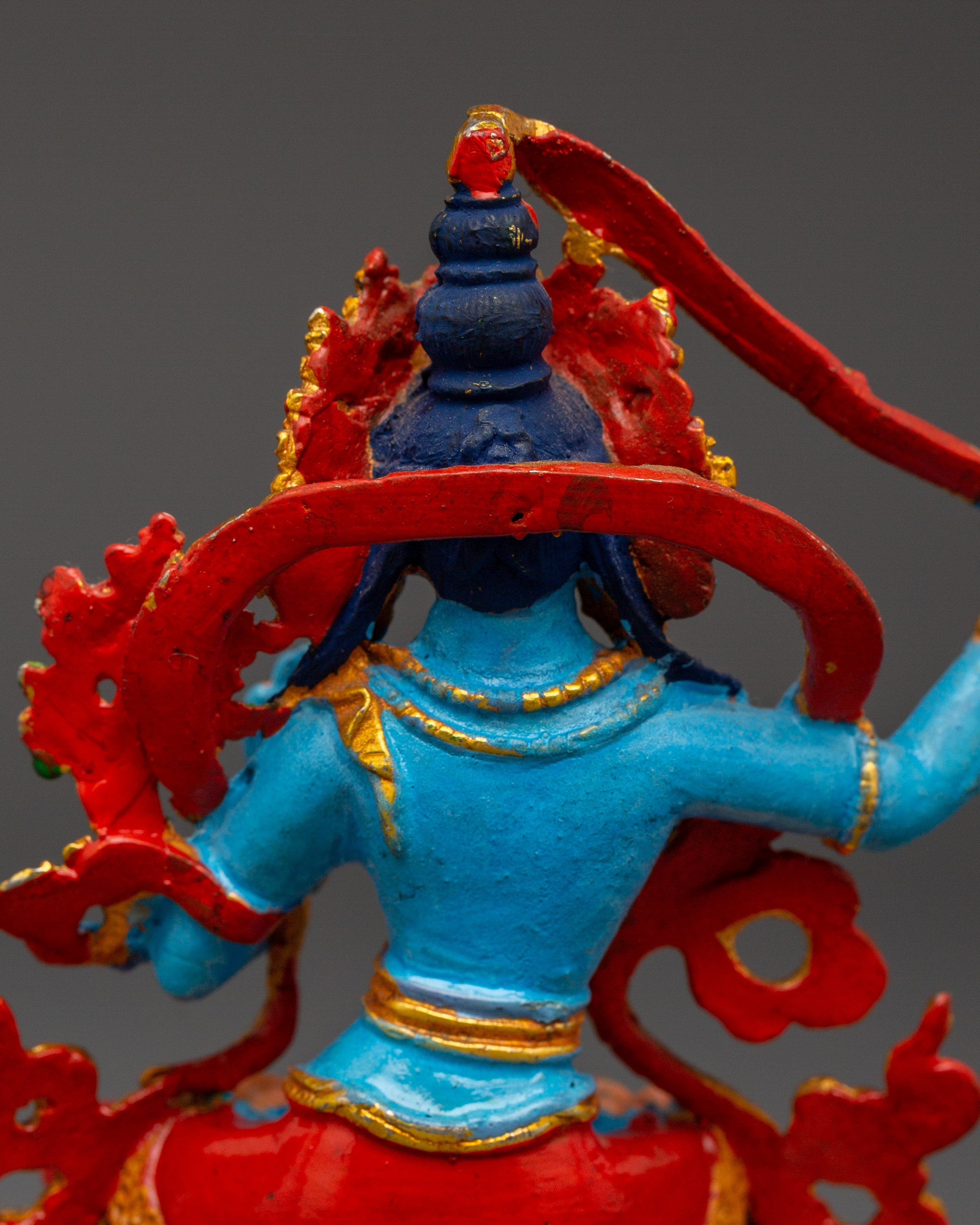 Manjushri Gold Plated Idol | Home Decor