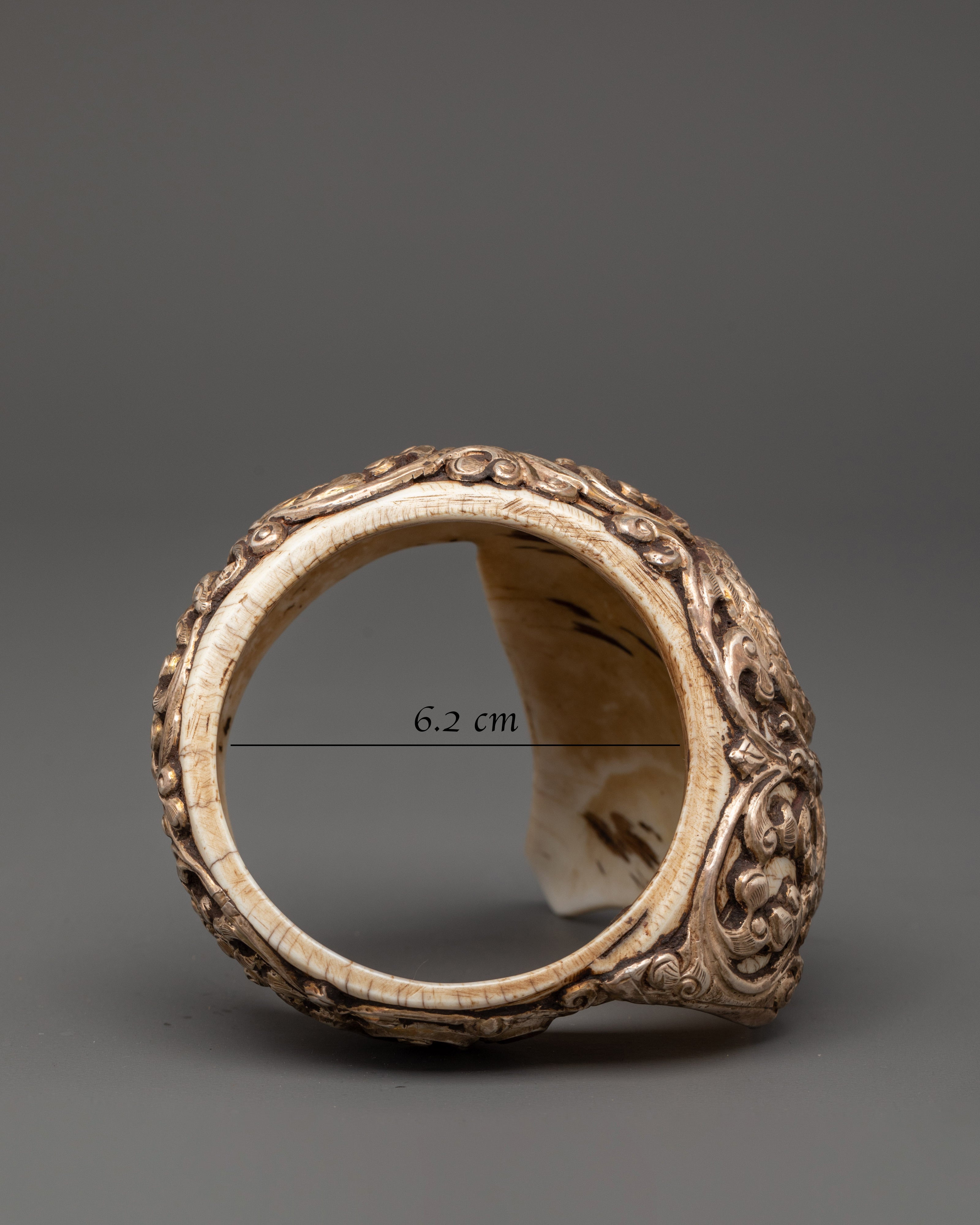 Handcrafted Conch Shell & Pure Silver Bangle | Traditional Artisan Jewelry