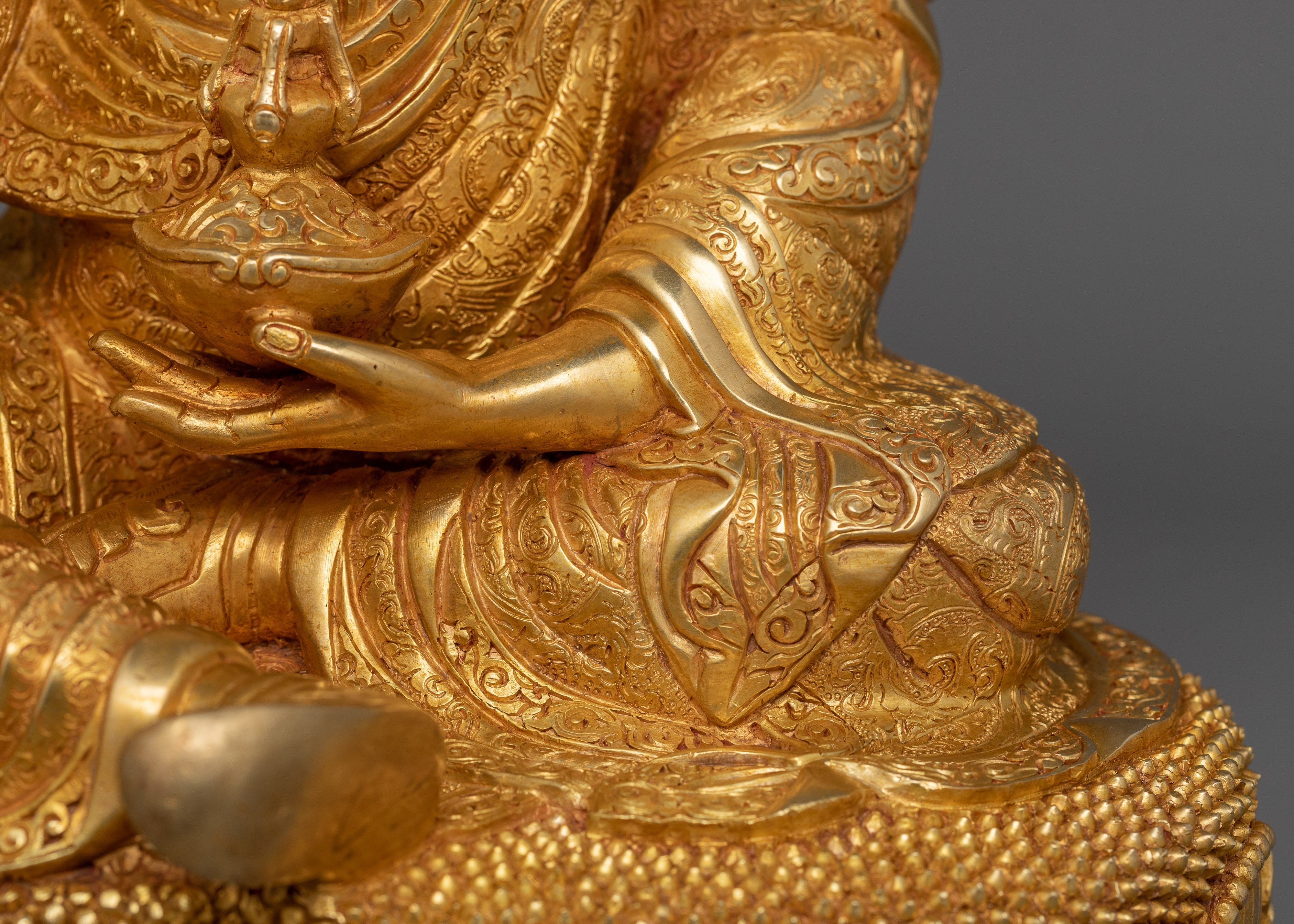 Handcrafted Tantric Guru Padmasambhava Statue | Guru Rinpoche Sculpture