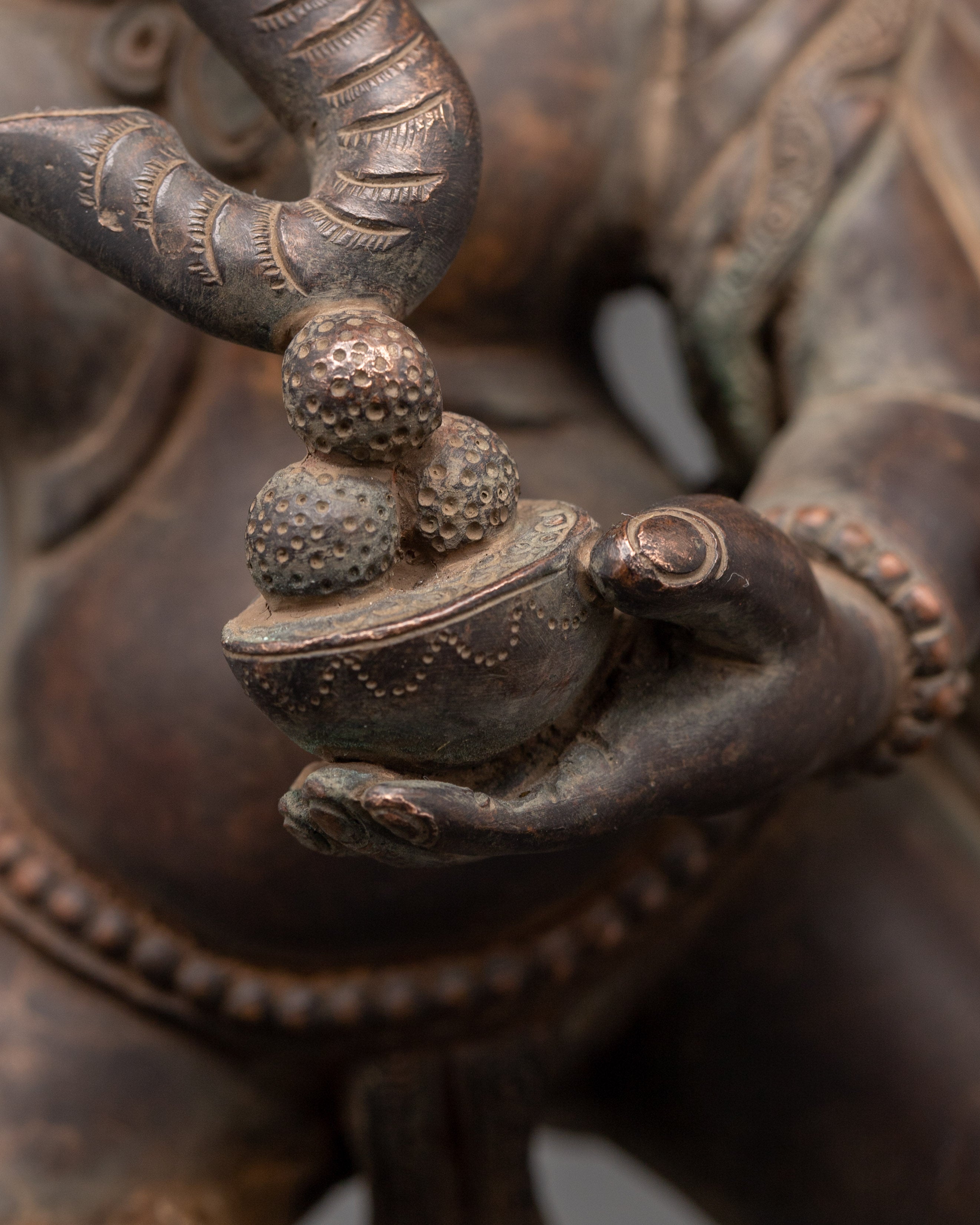 Handcrafted Six-Armed Ganesh Statue | Divine Symbol of Prosperity