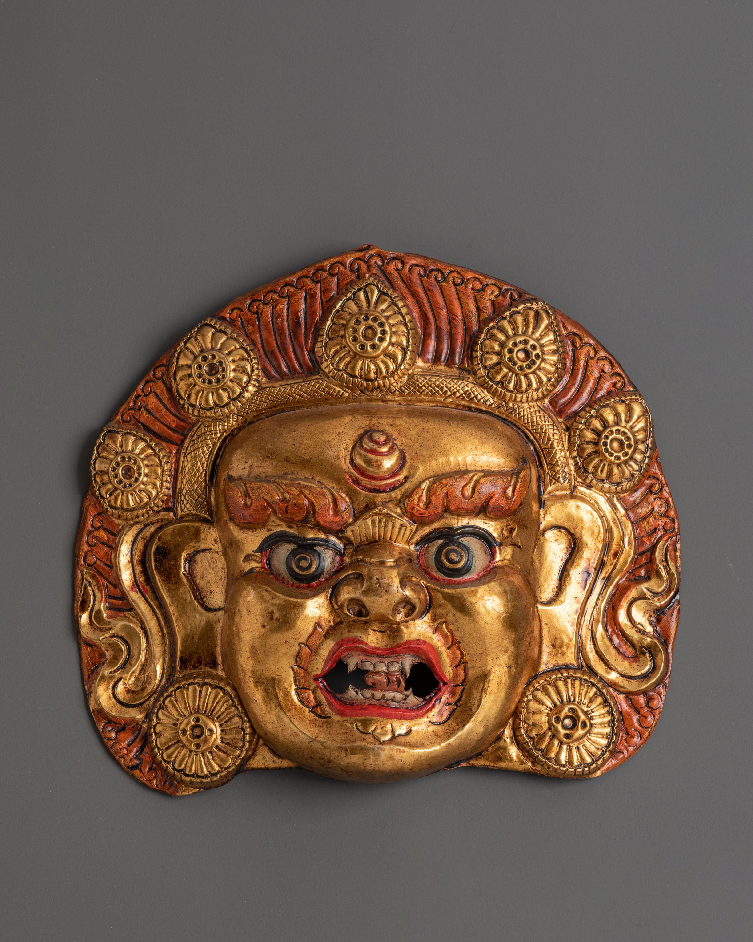 Tibetan wrathful deity wall hanging