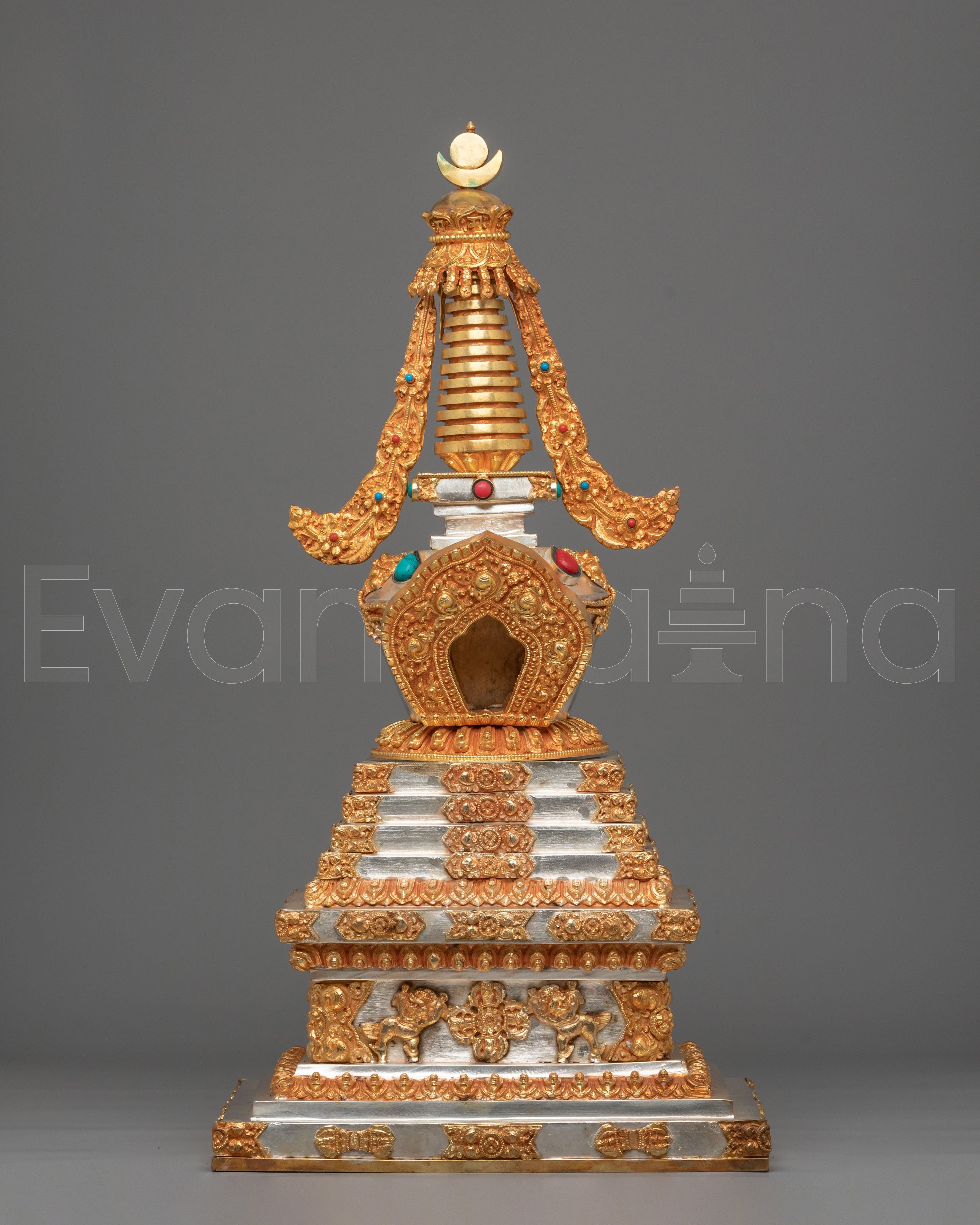 Tibetan Buddhist Stupa for Ritual | Buddhist Meditation Stupa