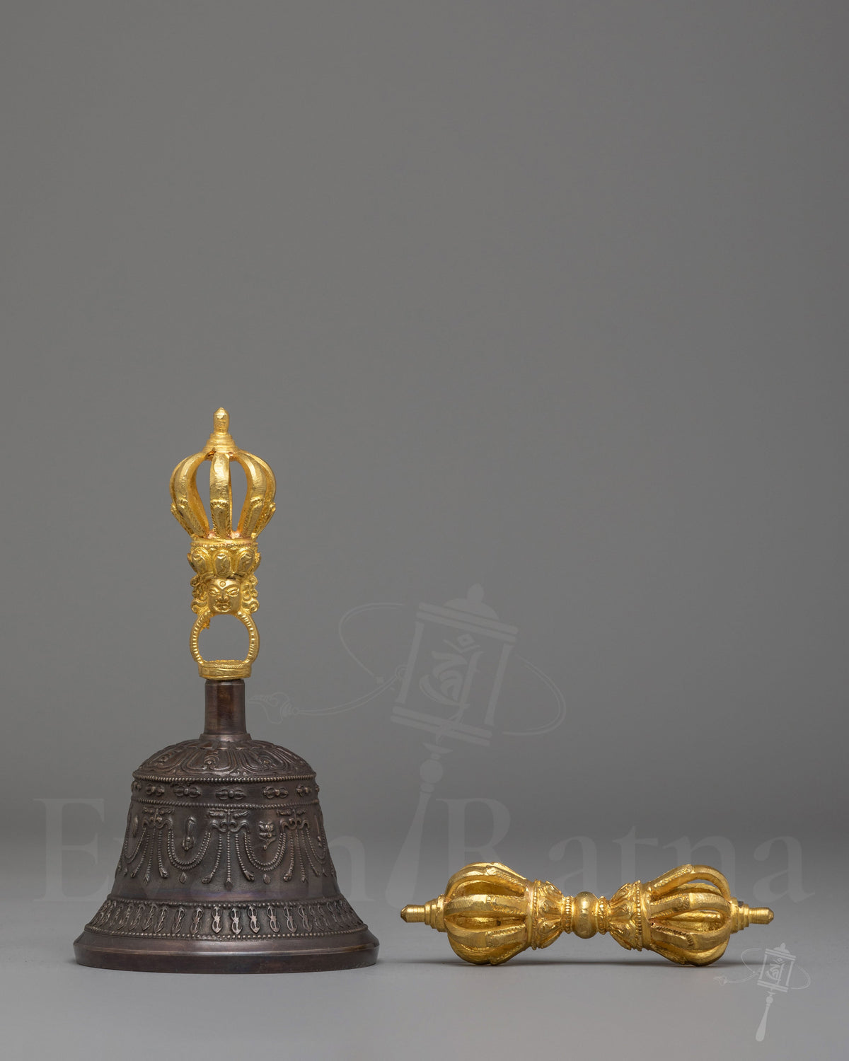 Buddhist Ceremonial Vajra and Bell