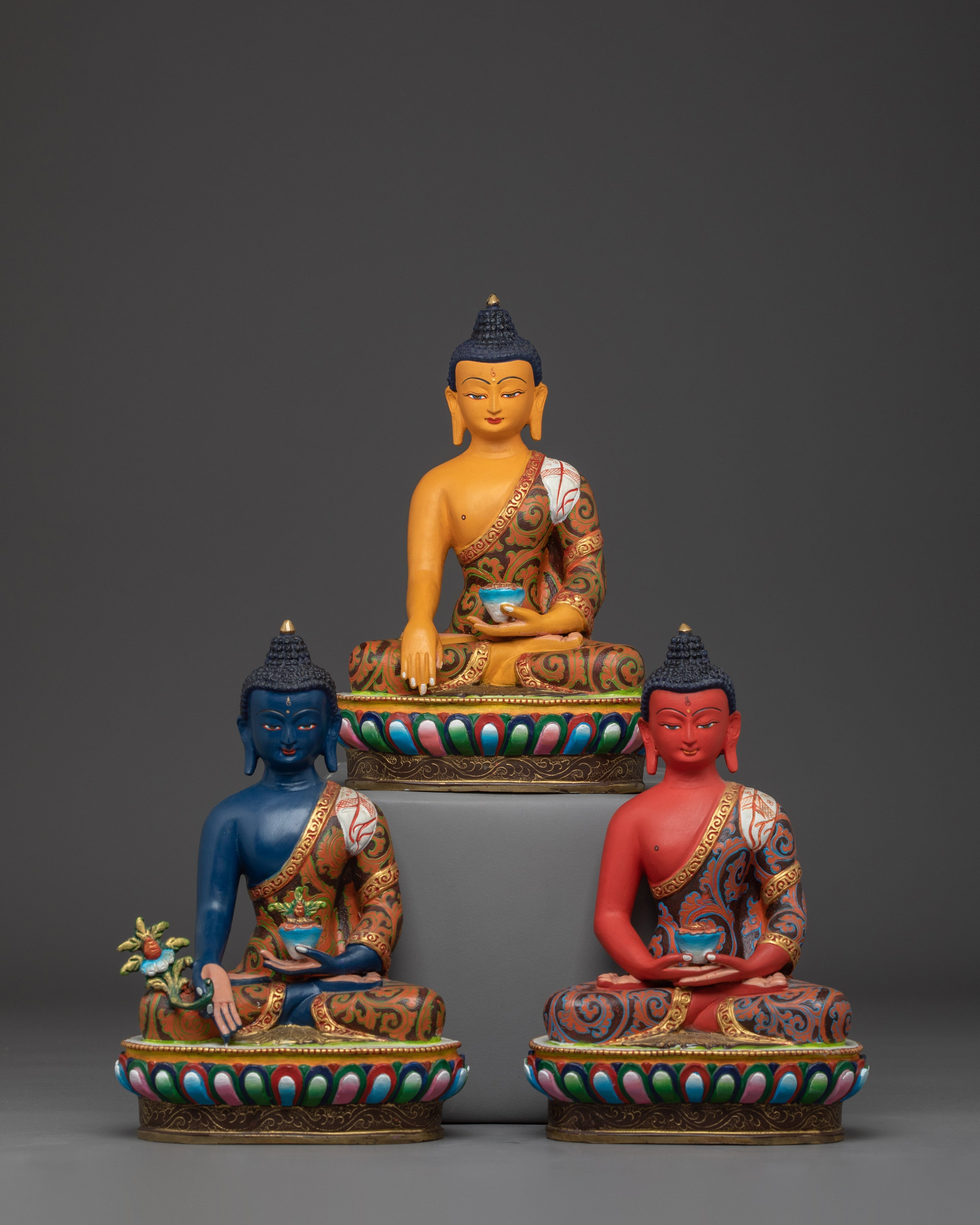 colorful-three-buddha-set