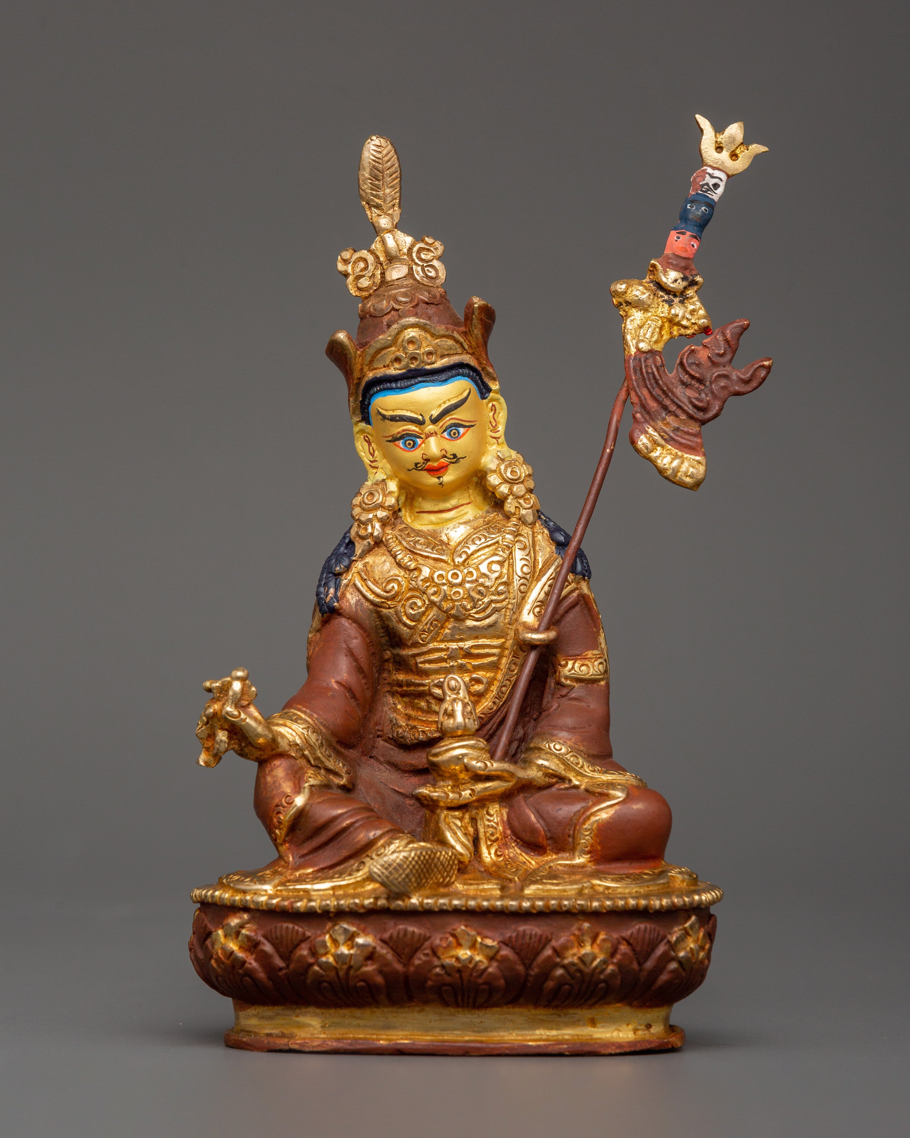Tibetan Copper Padmasambhava Figure