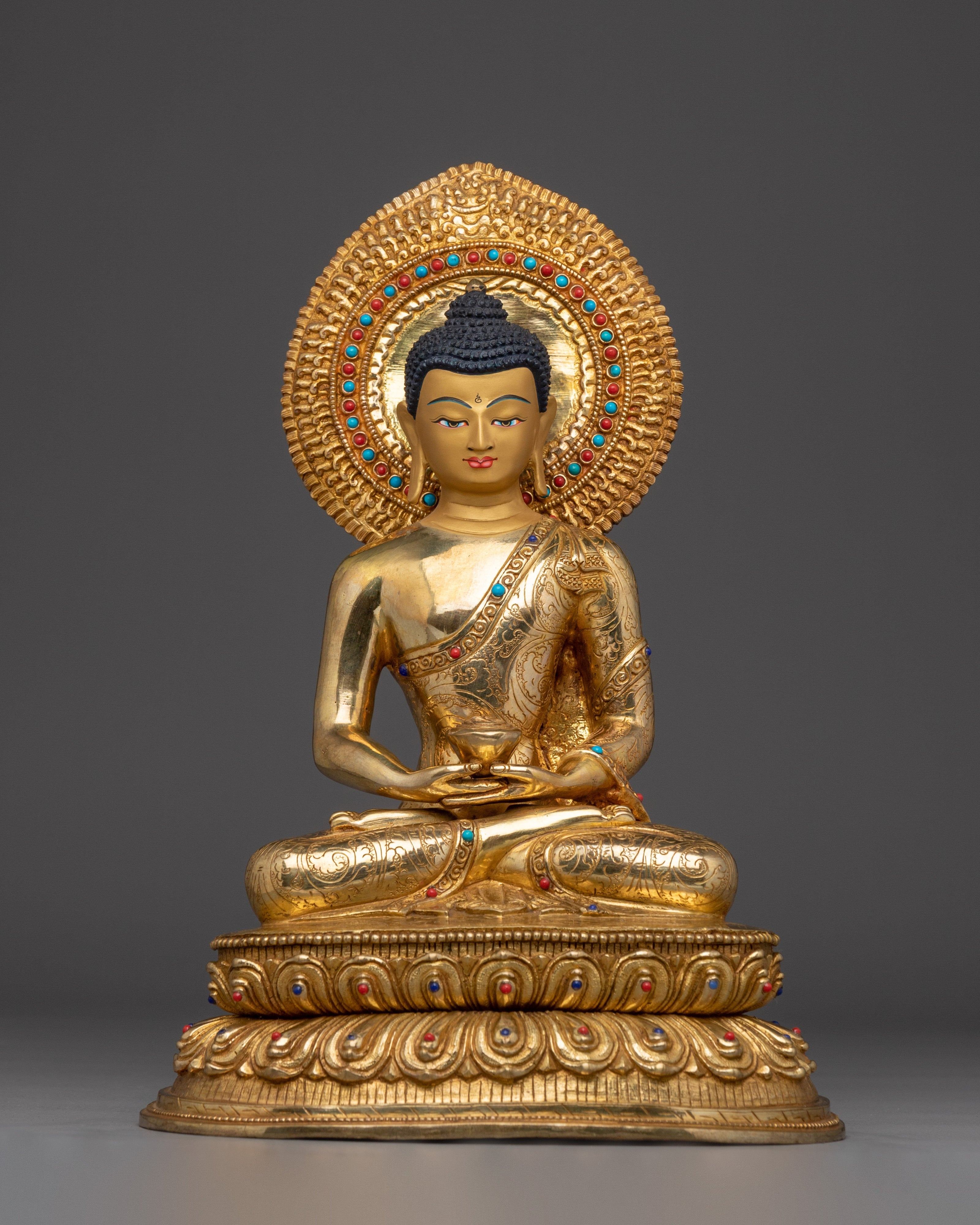 Vajrayana Golden Artwork of Amitabha Buddha