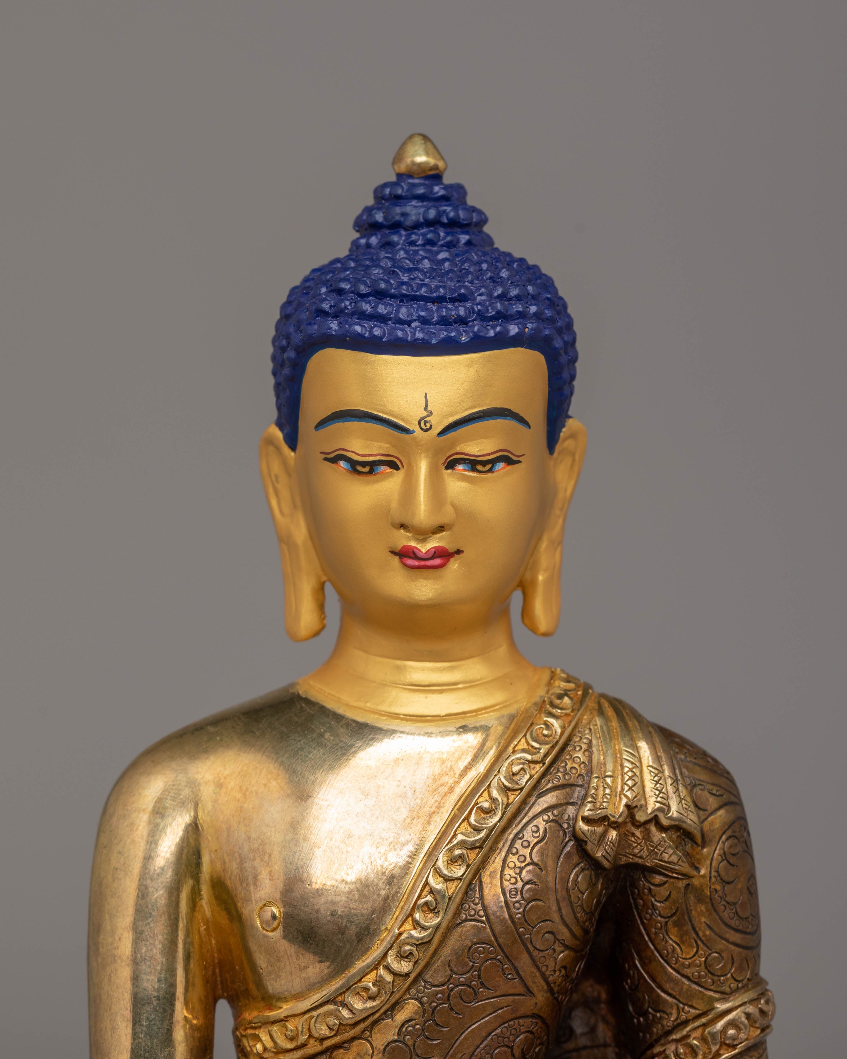 Handcrafted Gautam Buddha Golden Statue