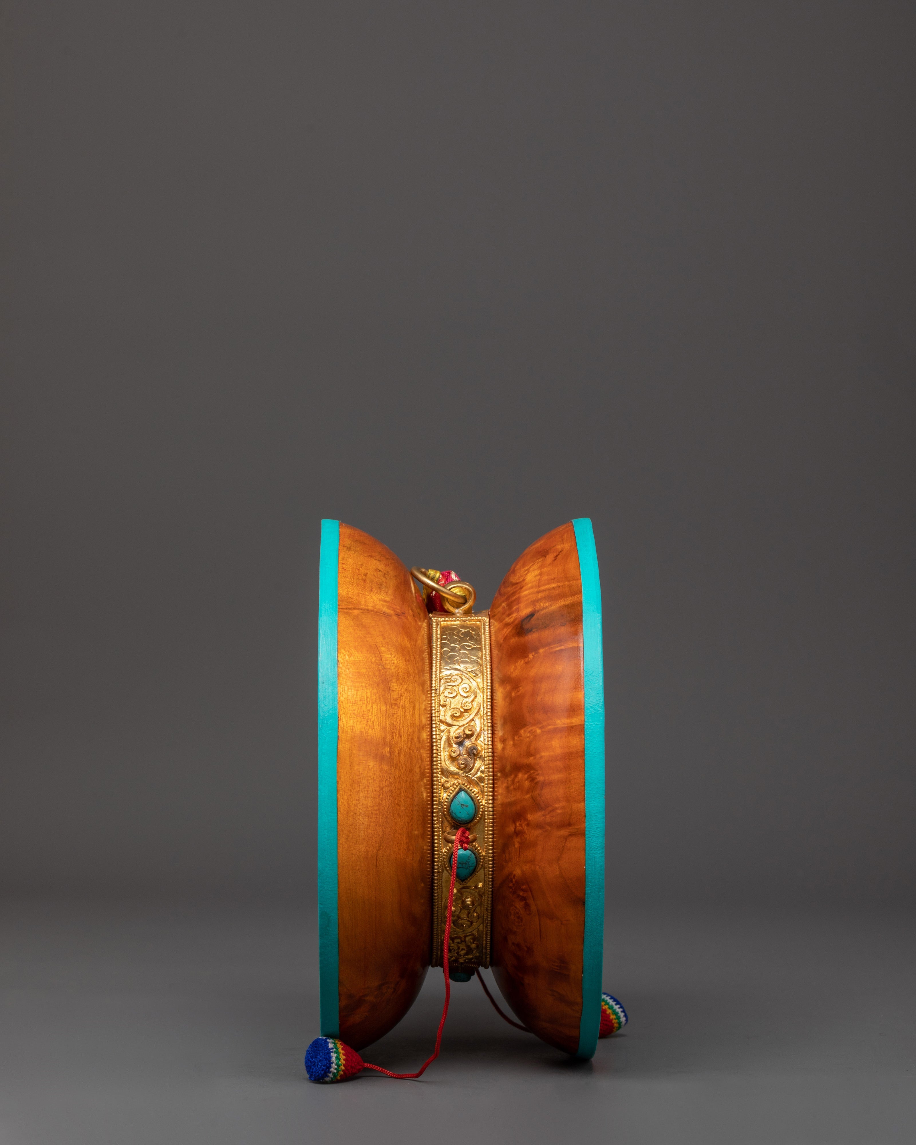 Traditional Tibetan Ritual Damaru | Handcrafted Damaru for Puja & Meditation