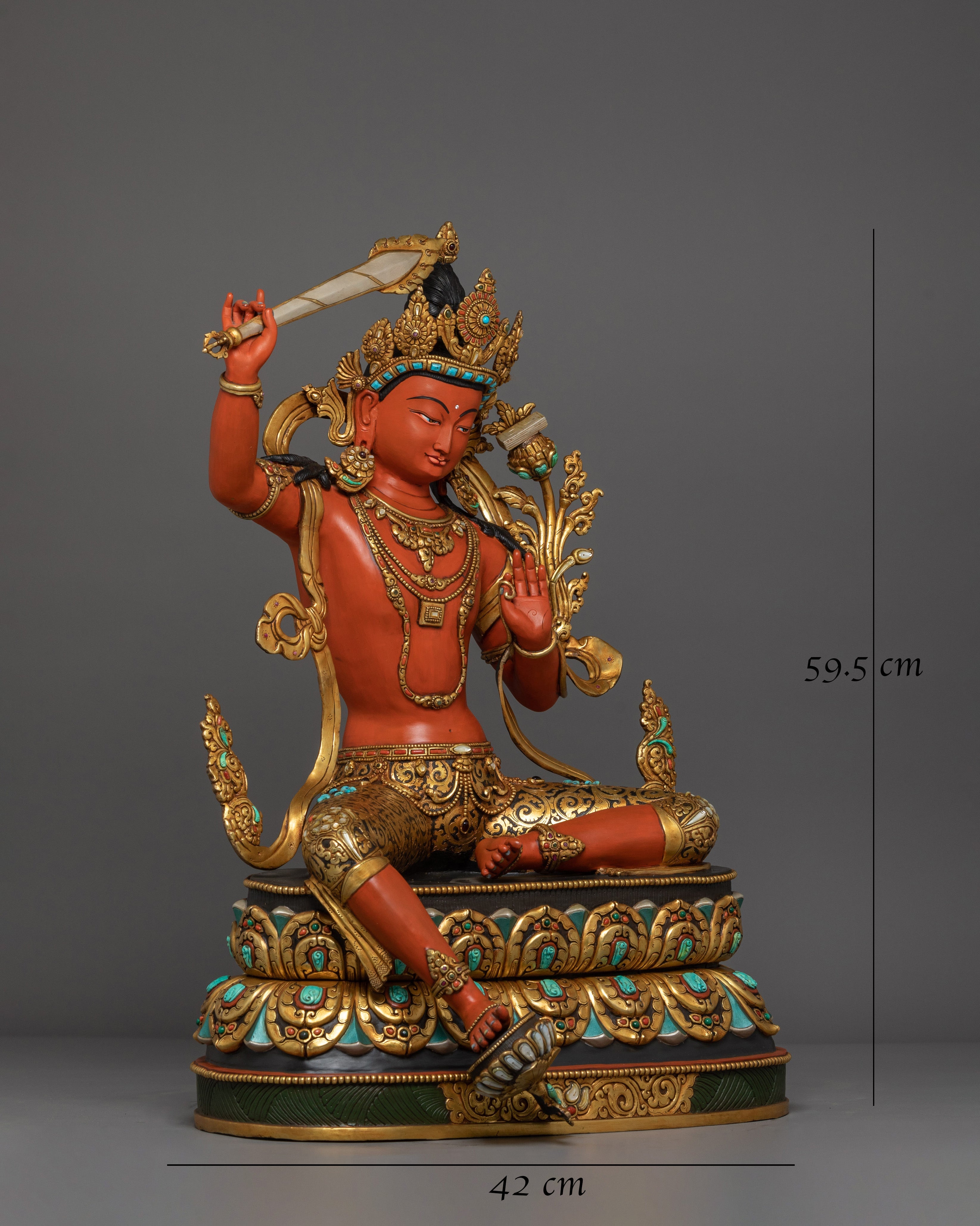 Embodiment of Transcendent Wisdom Manjushri | Master of Speech and Insight