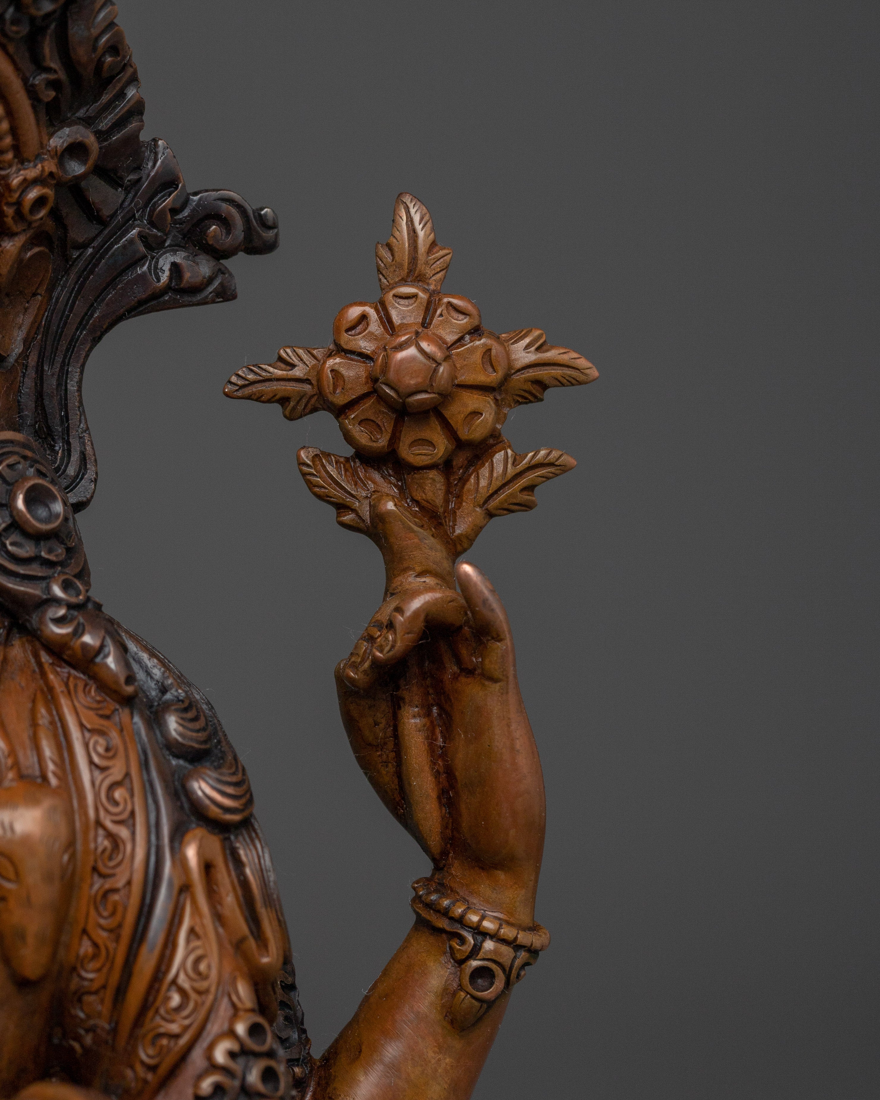 Handcrafted Buddha Statue of Chenrezig | Protector and Healer in Tibetan Buddhism