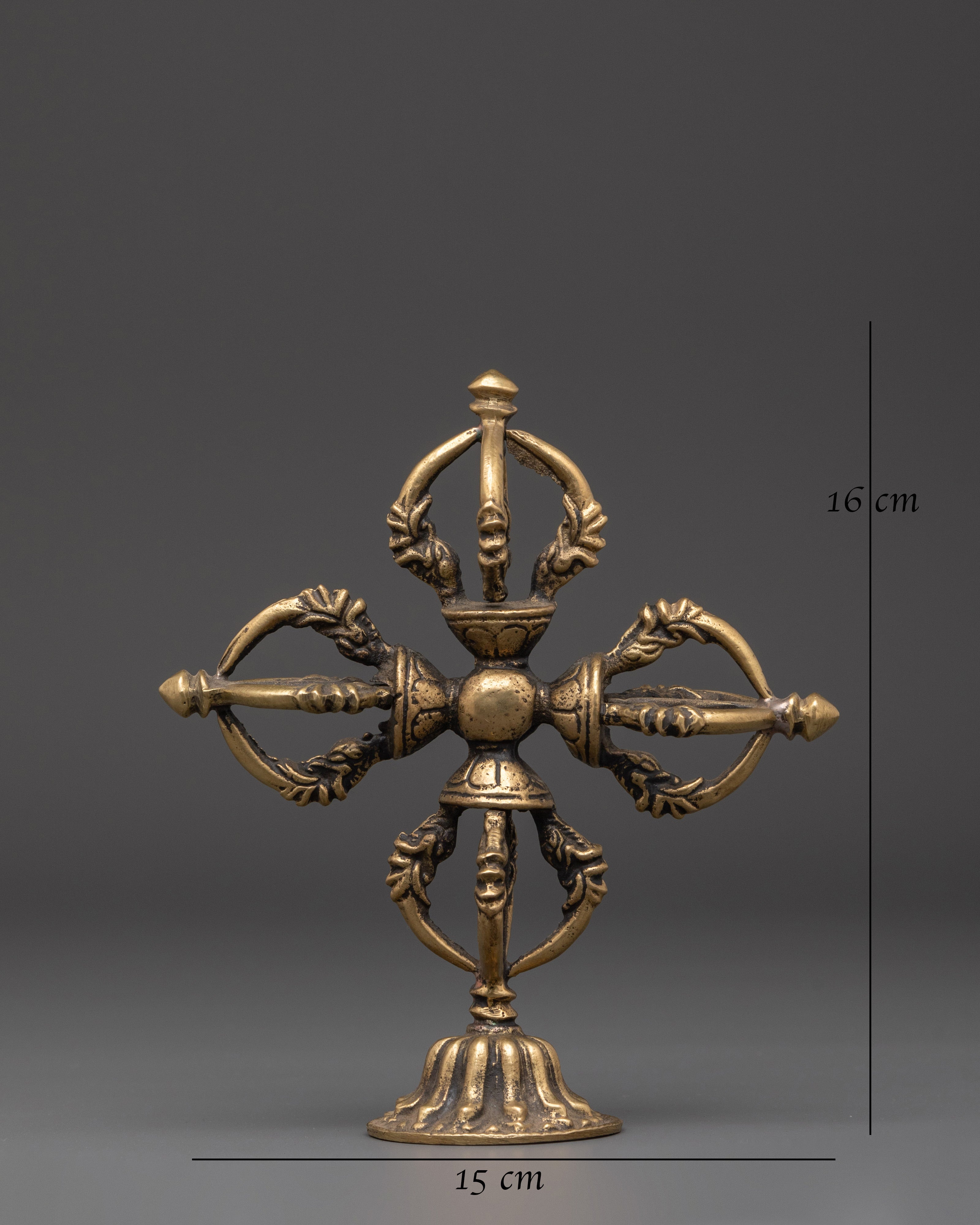 Sacred Vishwo Vajra Spiritual Symbol | Tibetan Ritual Symbol of Harmony