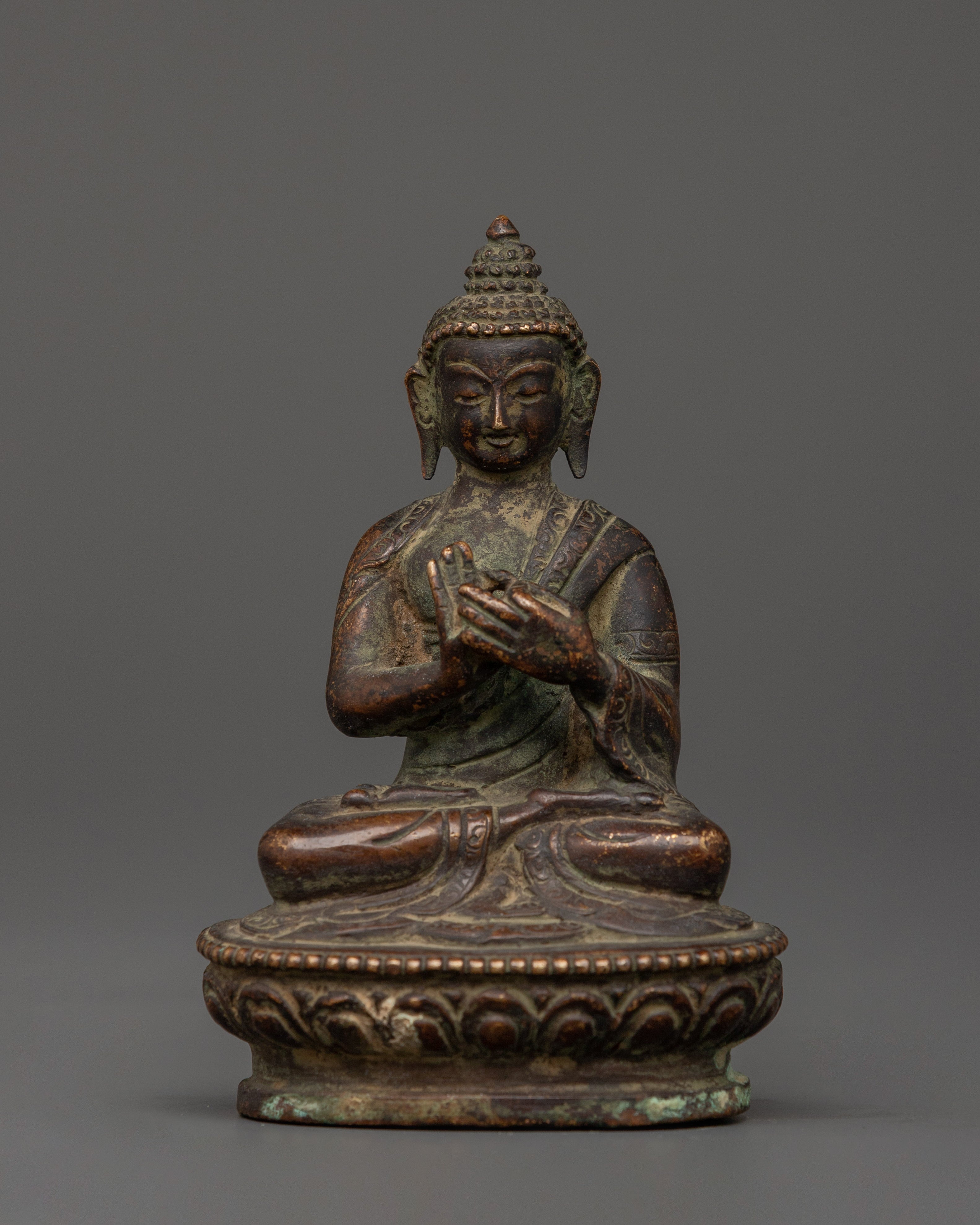 Enlightenment Vairocana Buddha Statue Copper Buddhist Sculpture Enlightenment Vairocana Buddha Statue Copper Buddhist Sculpture