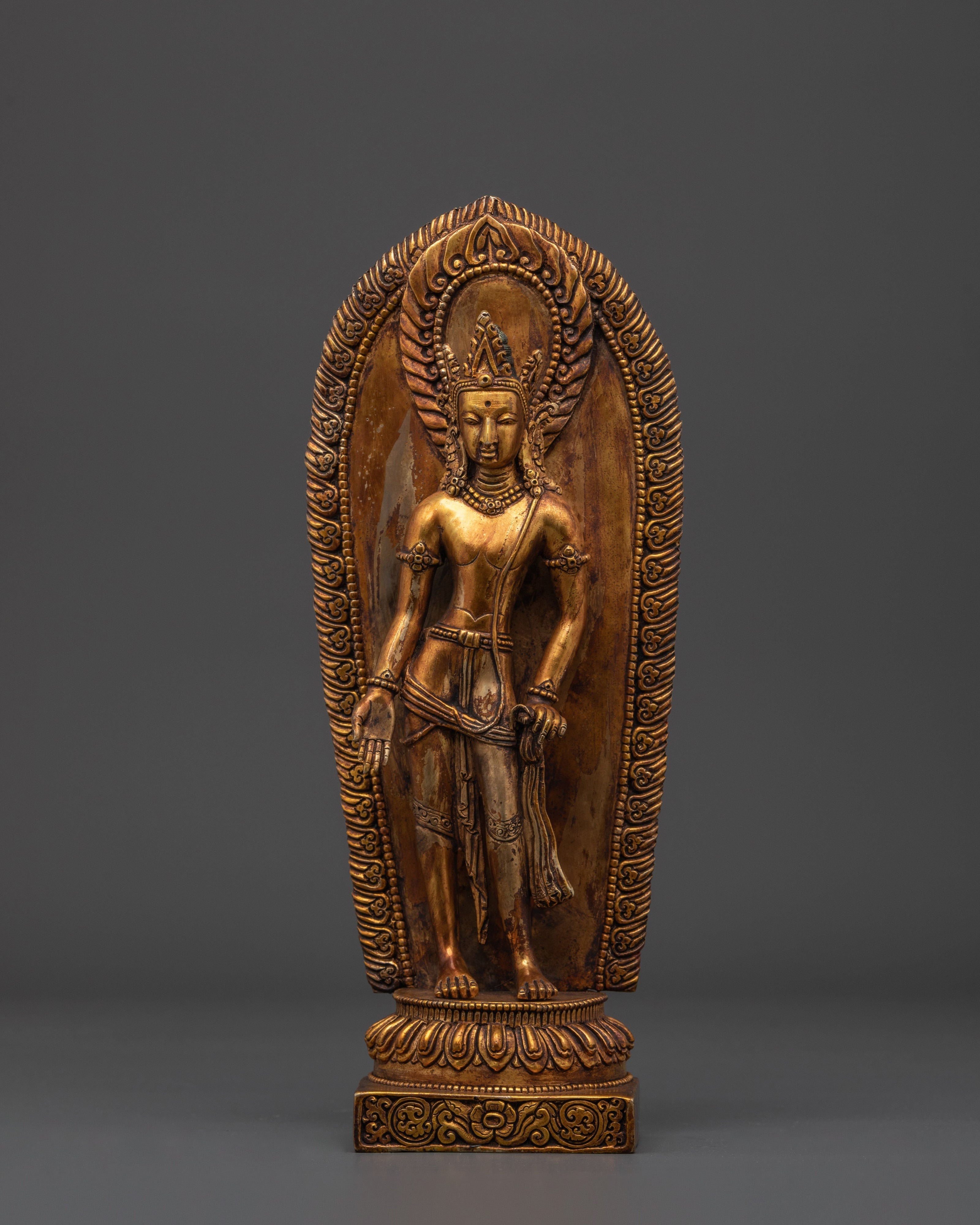 Padmapani Handcrafted Statue | Buddhist Figure of Compassion and Peace