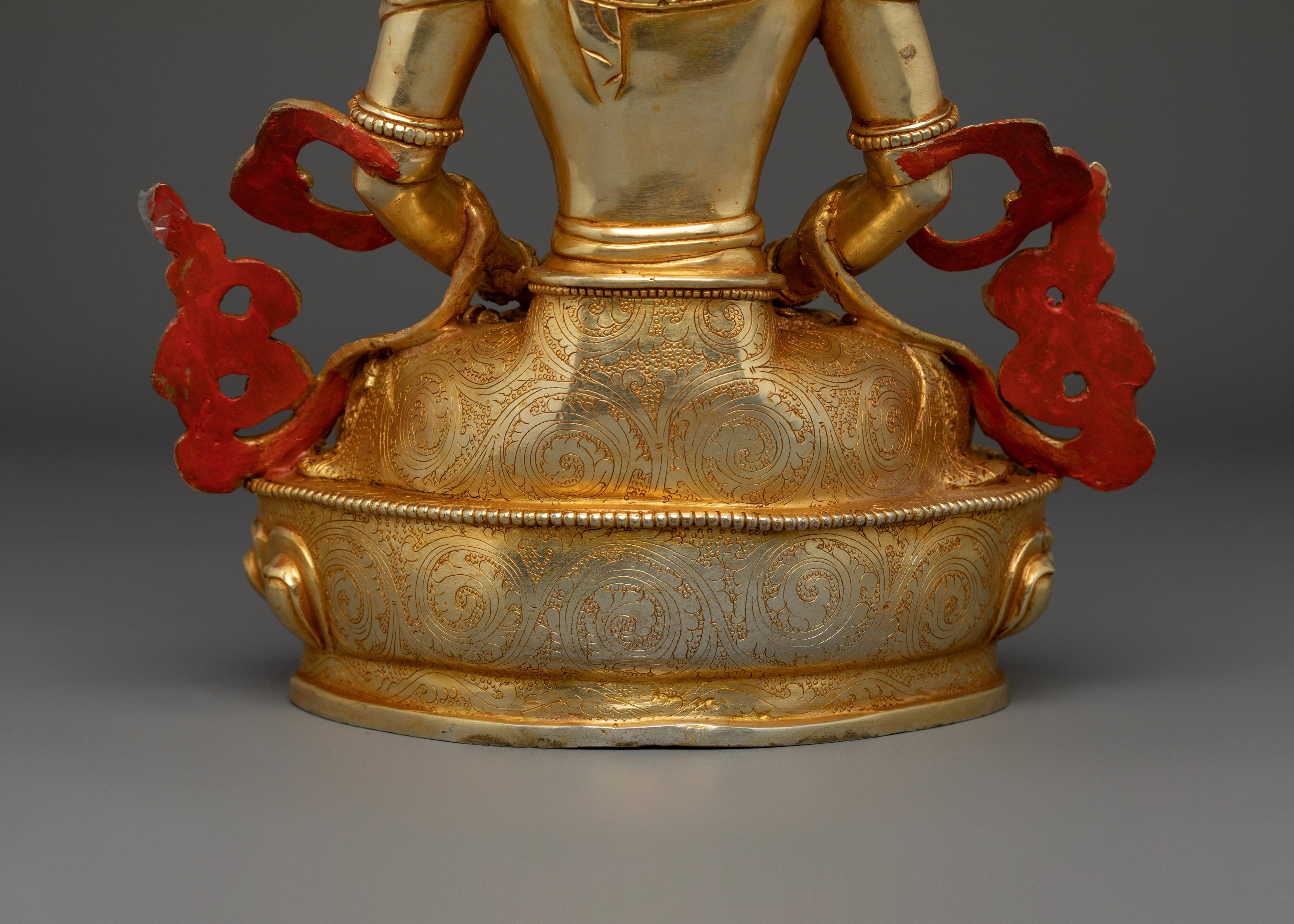 Amitayus Longevity Deity Statue | Tibetan Altar Decor for Vitality, Blessings & Meditation