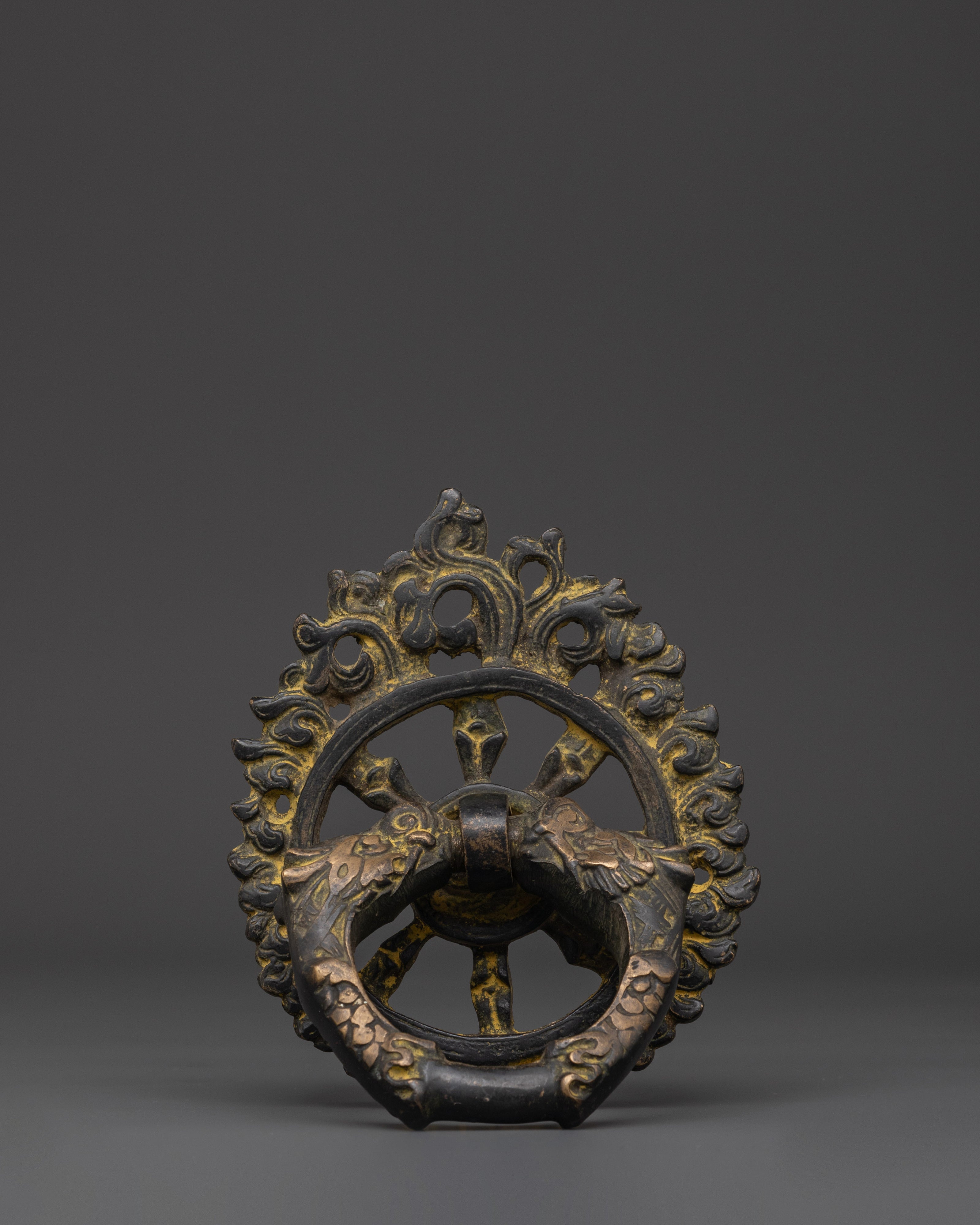 Tibetan Guardian Head Door Handle