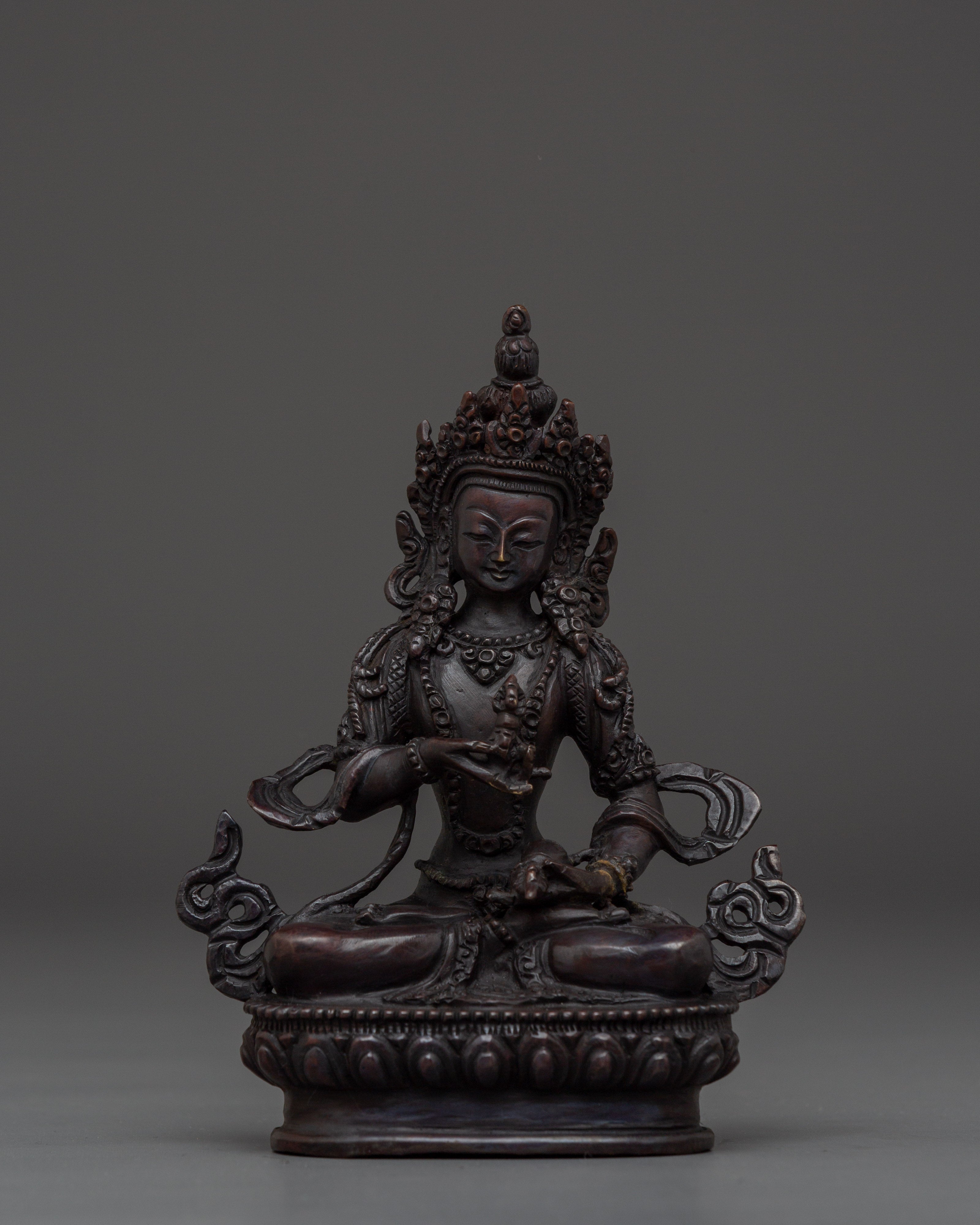 Oxidized Copper Vajrasattva | Statue for Meditation & Blessings