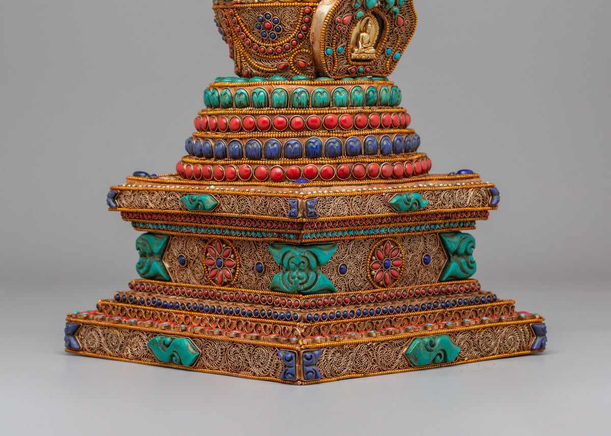 Sacred Ritual Namgyal Chorten Stupa | Spiritual Stupa for Meditation
