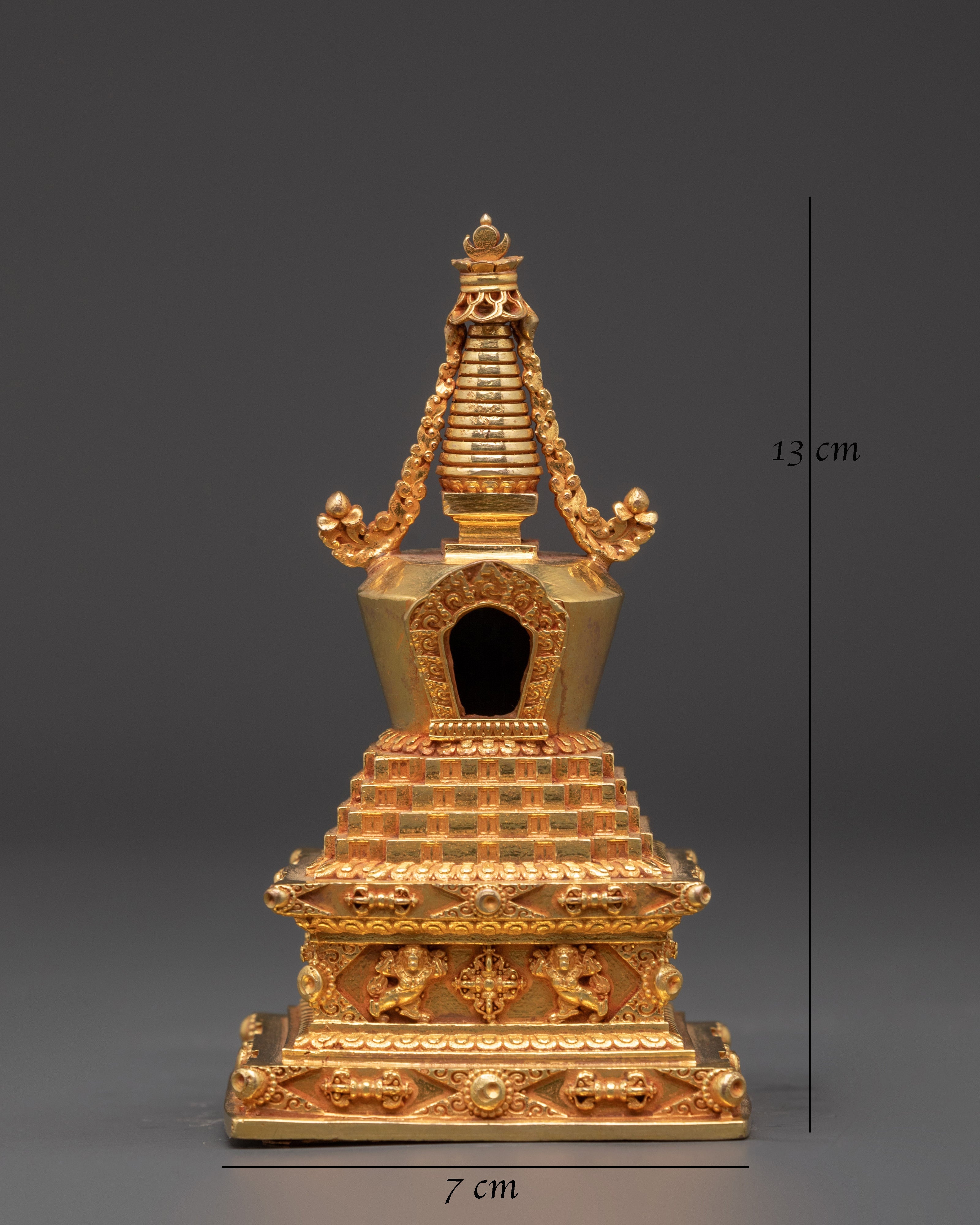 Tibetan Stupa Set | Sacred Buddhist Decor