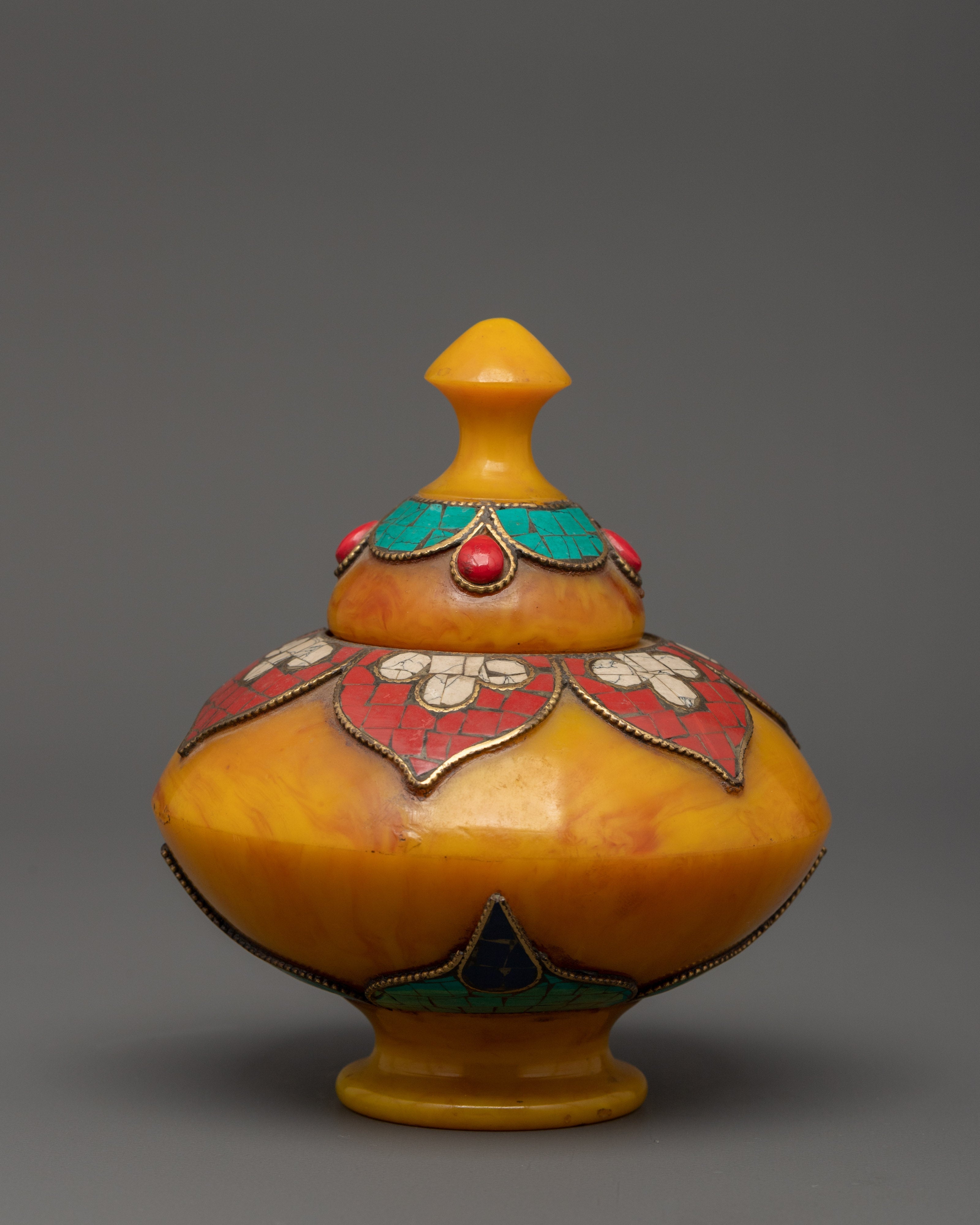 Handcrafted Ritual Offering Pot | Spiritual Rice Pot for Altar and Sacred Spaces
