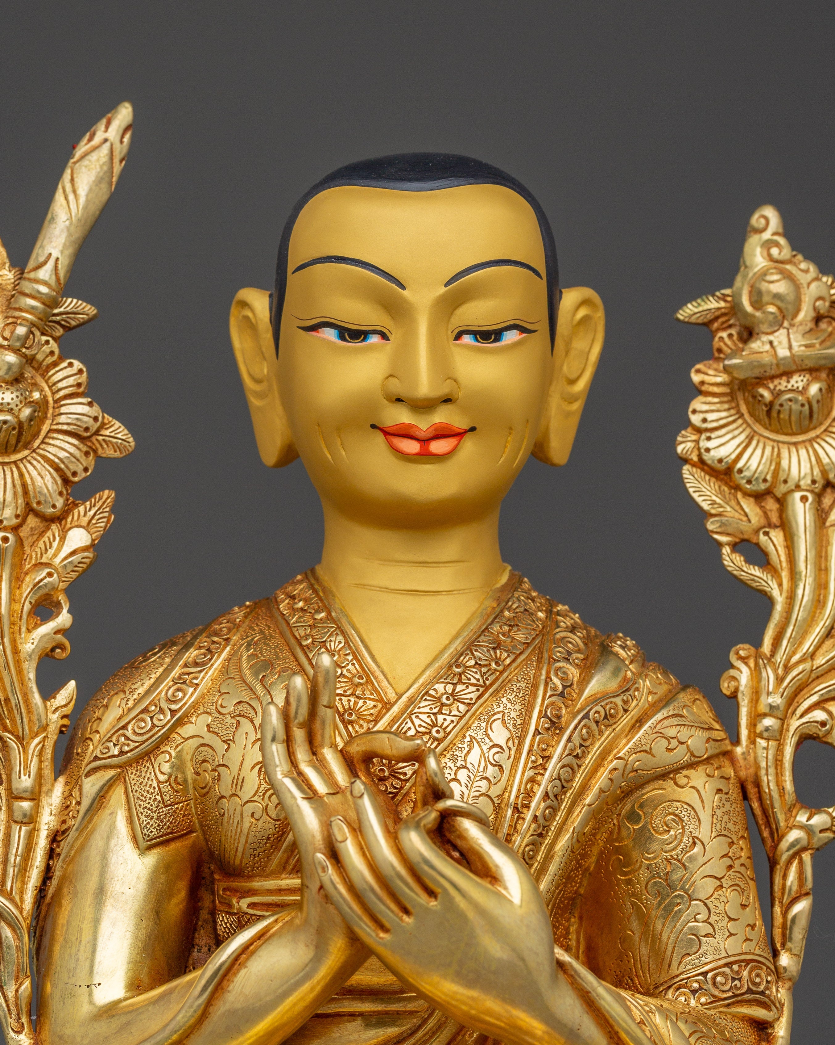 Lama Tsongkhapa set statue | Enlightened Master