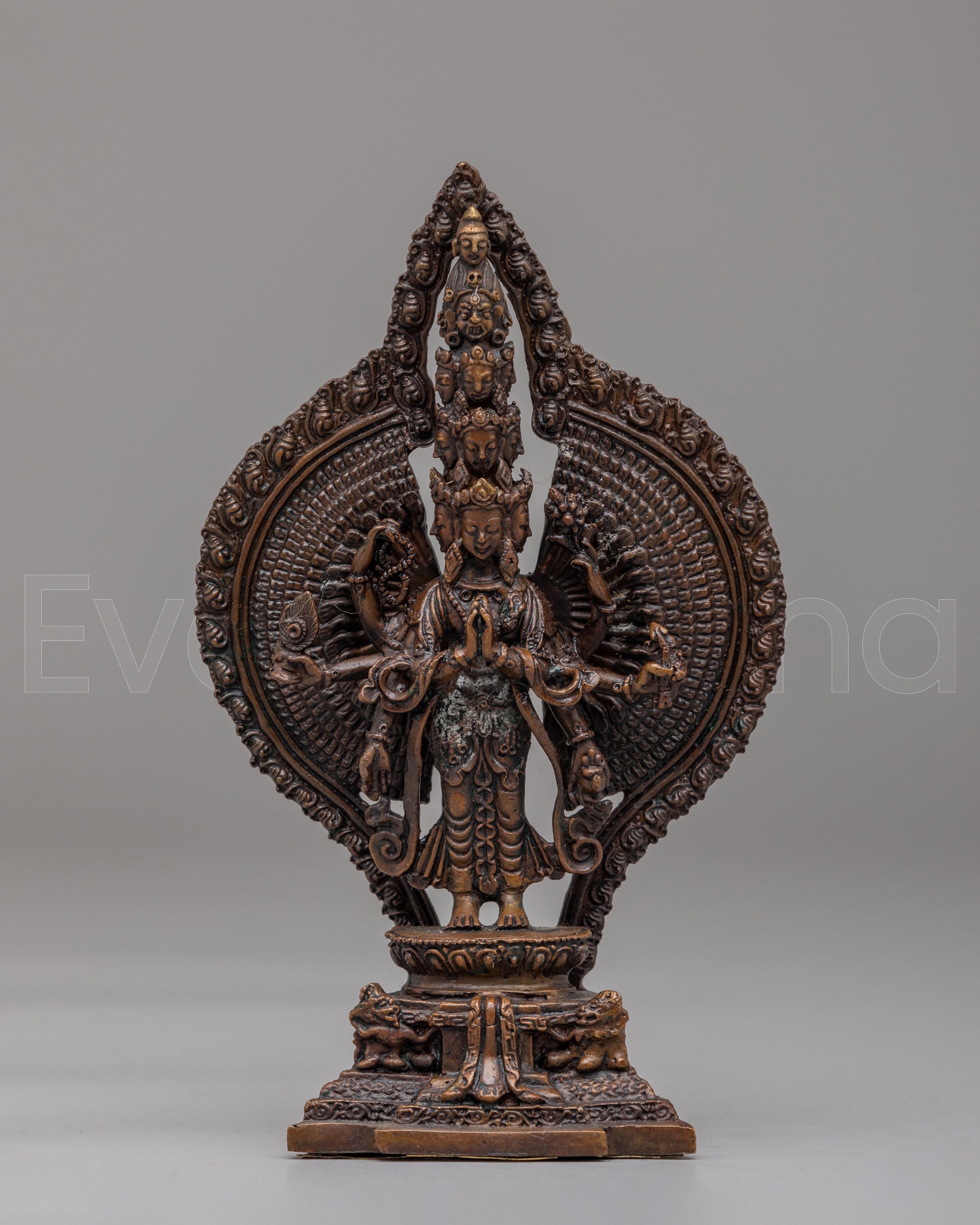 Traditional 1000 Armed Chenrezig Statue