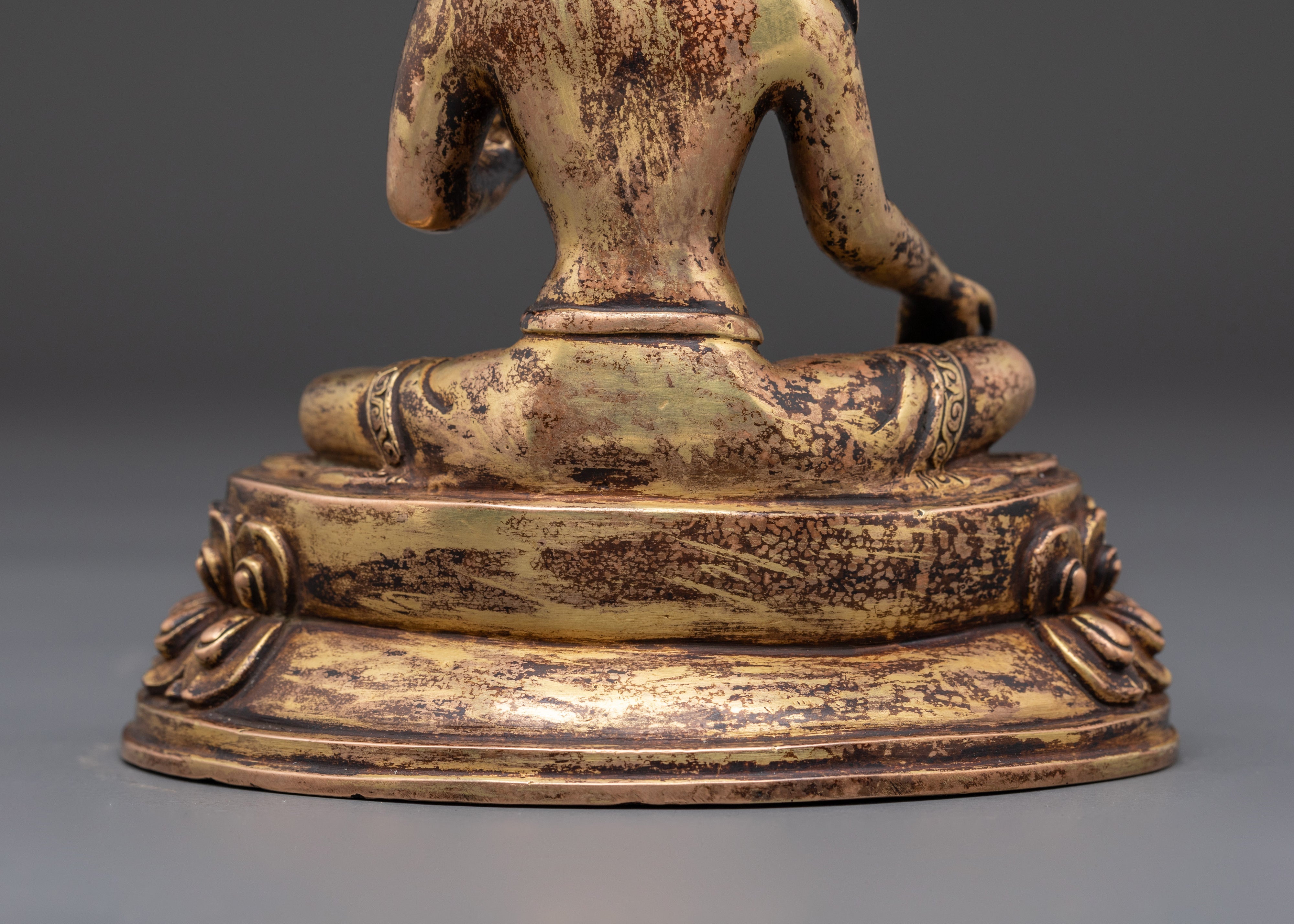 Handcrafted Green Tara Copper Statue | Tibetan Buddhist Goddess of Compassion