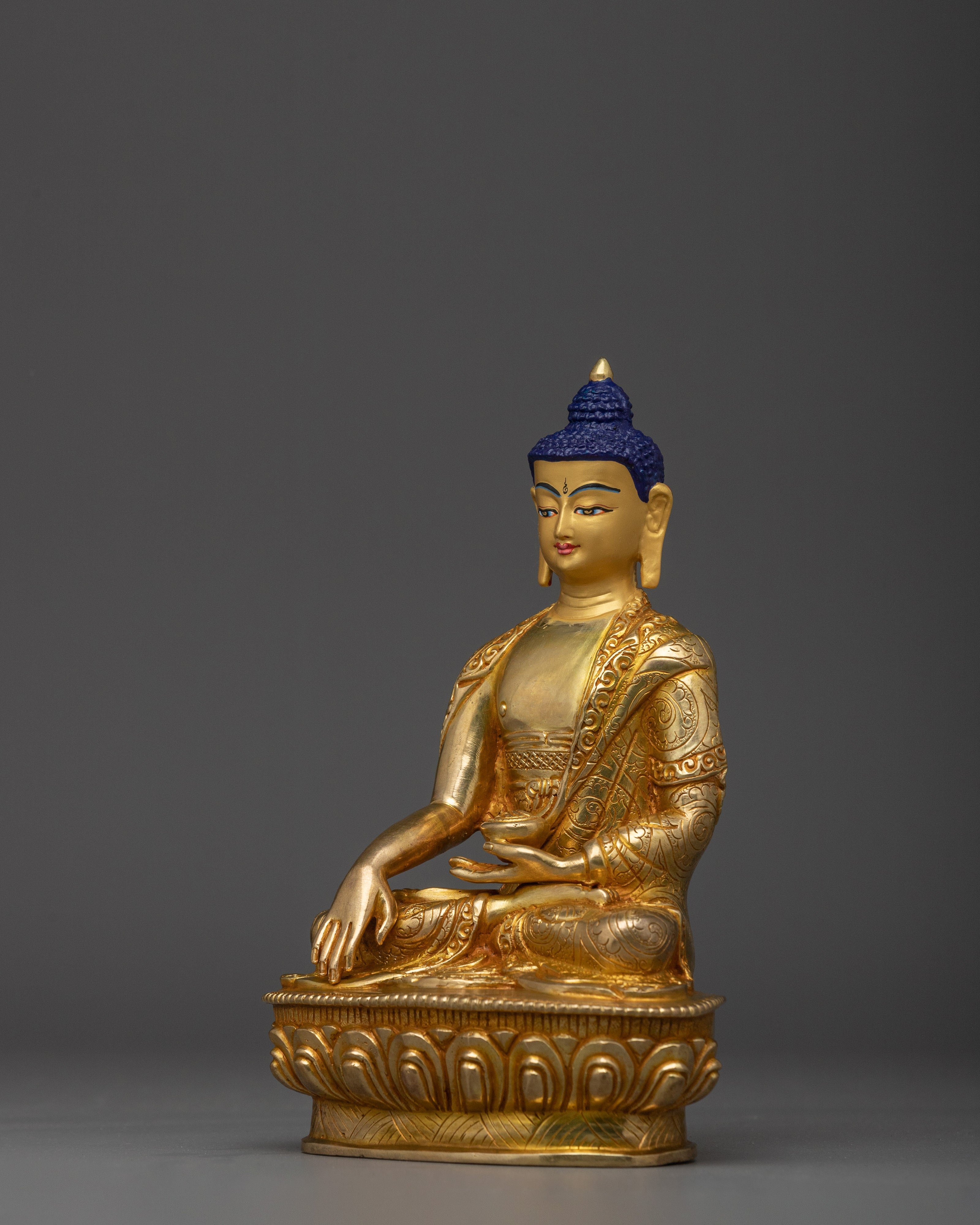 Enlightened Shakyamuni Buddha Golden Art | The Sage of Shakyas
