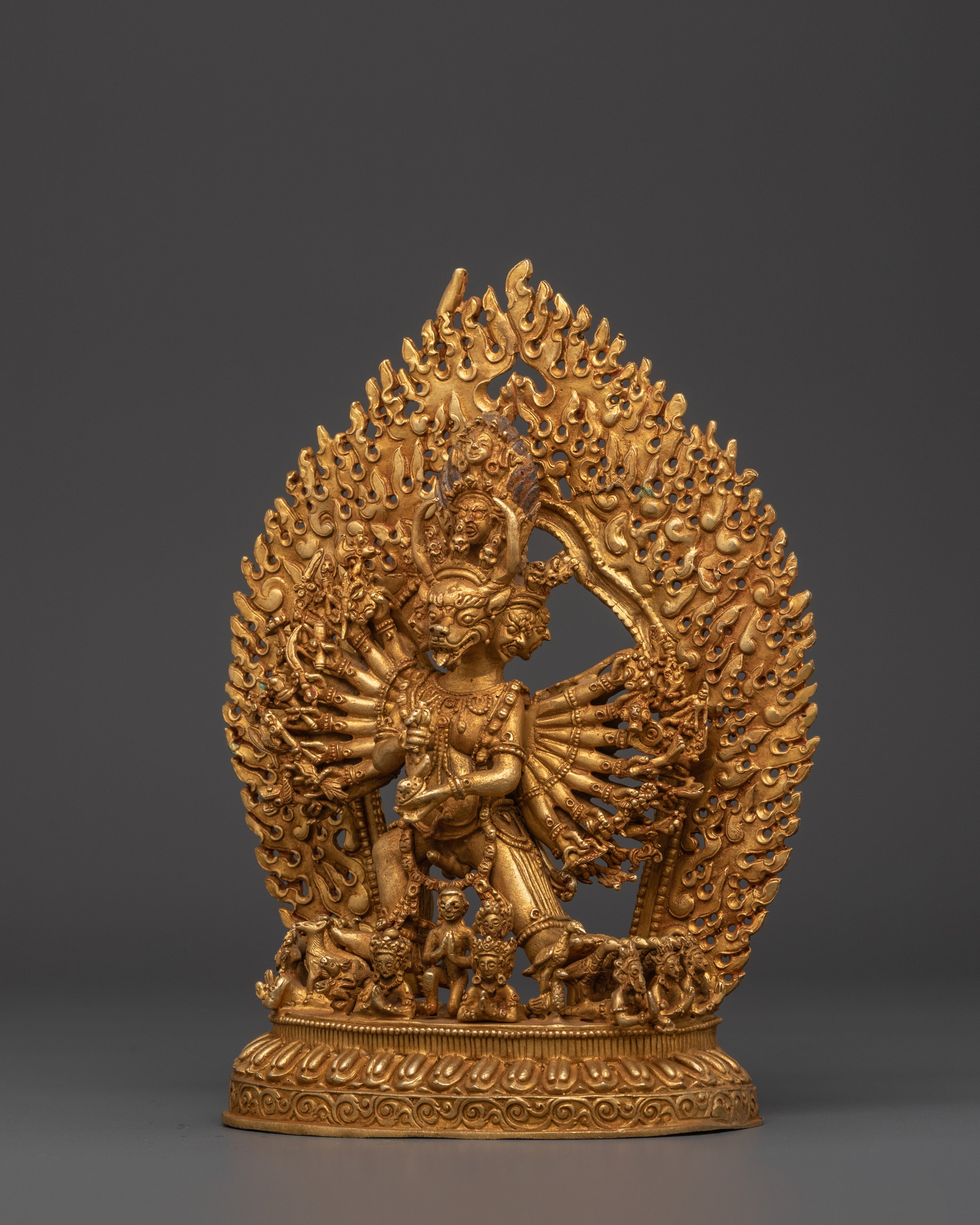 Yamantaka Destroyer of Death | Spiritual Tibetan Art