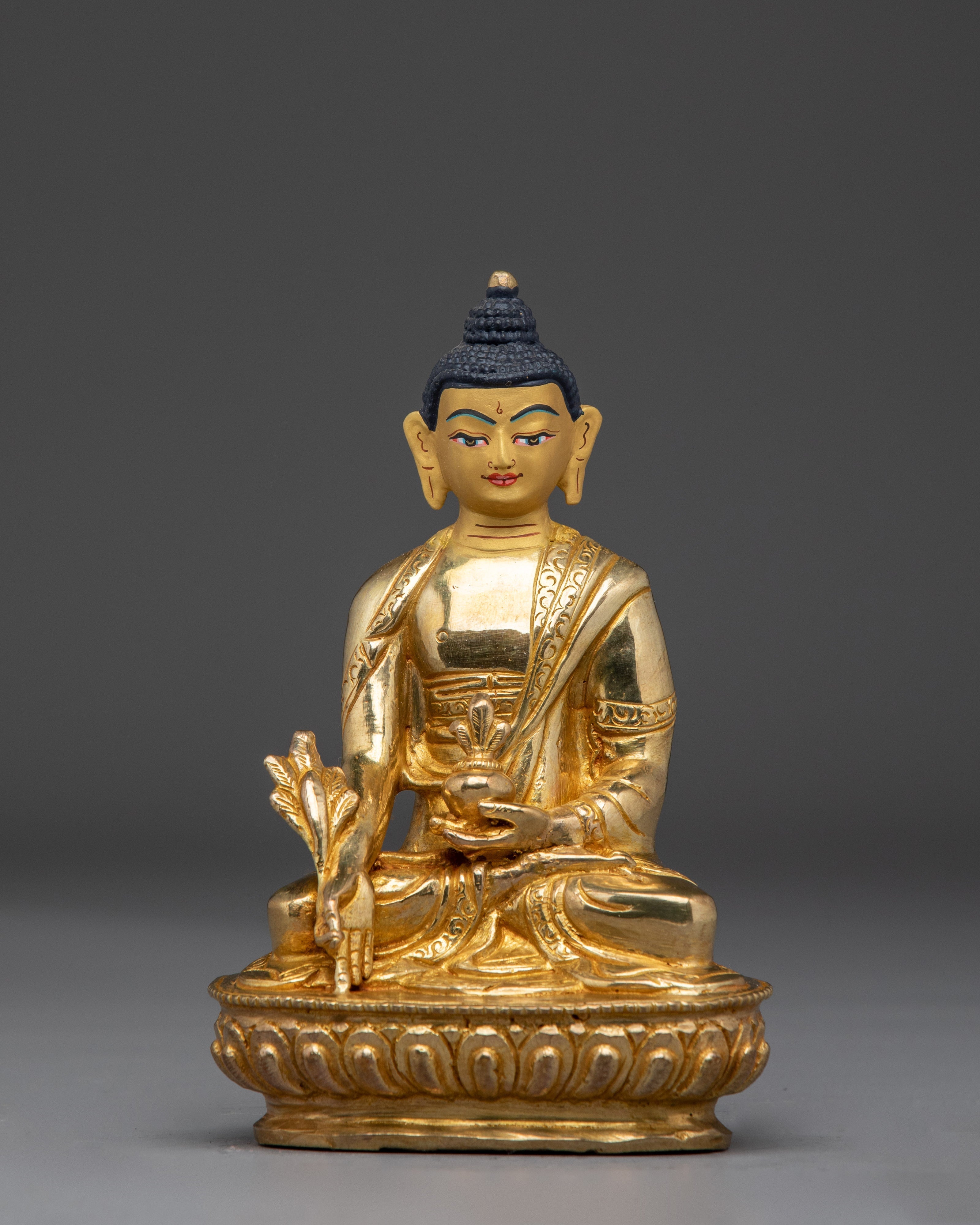 Golden Statue of Medicine Buddha