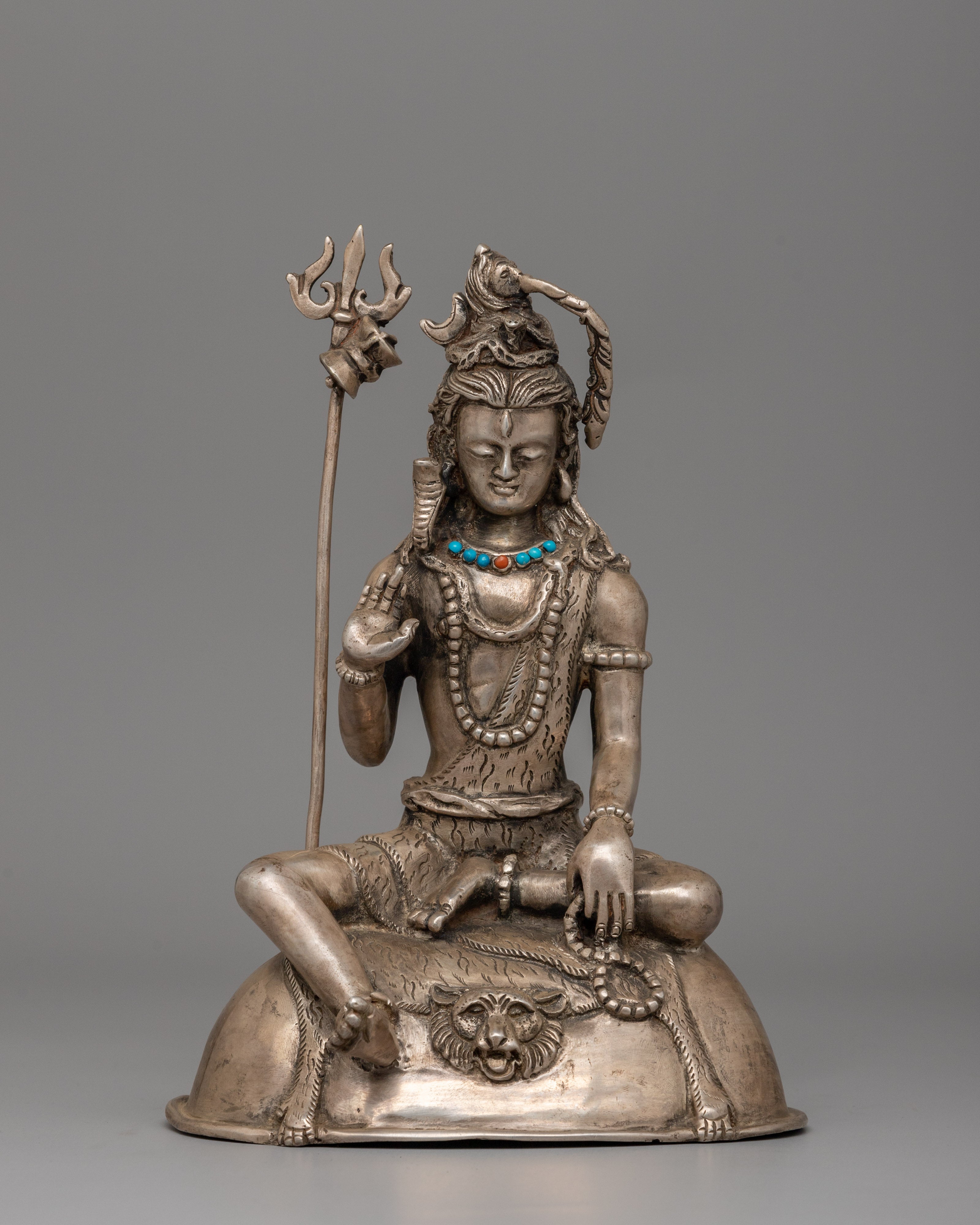 shiva-silver-plated-copper-statue