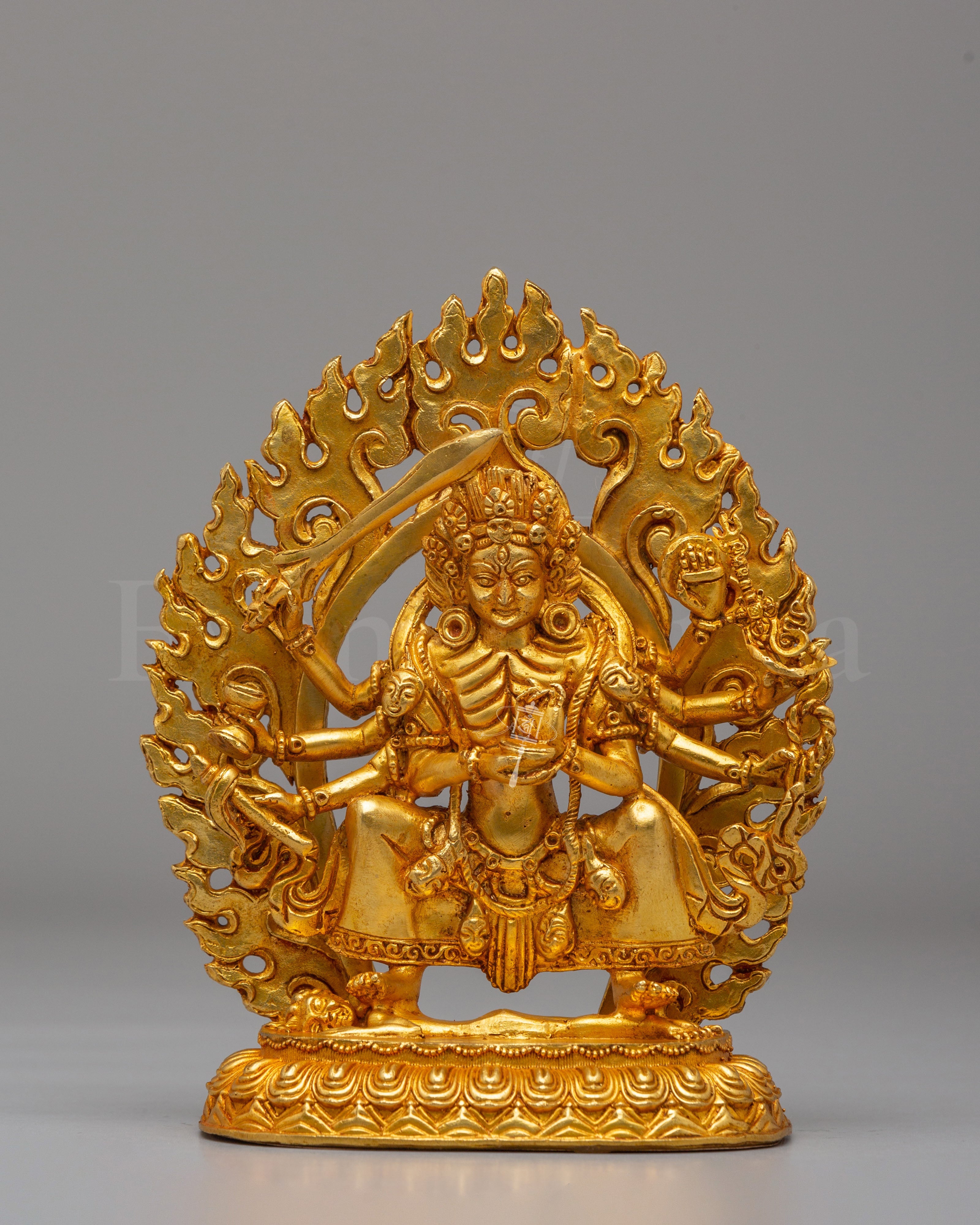 Wrathful Goddess Kali Sculpture