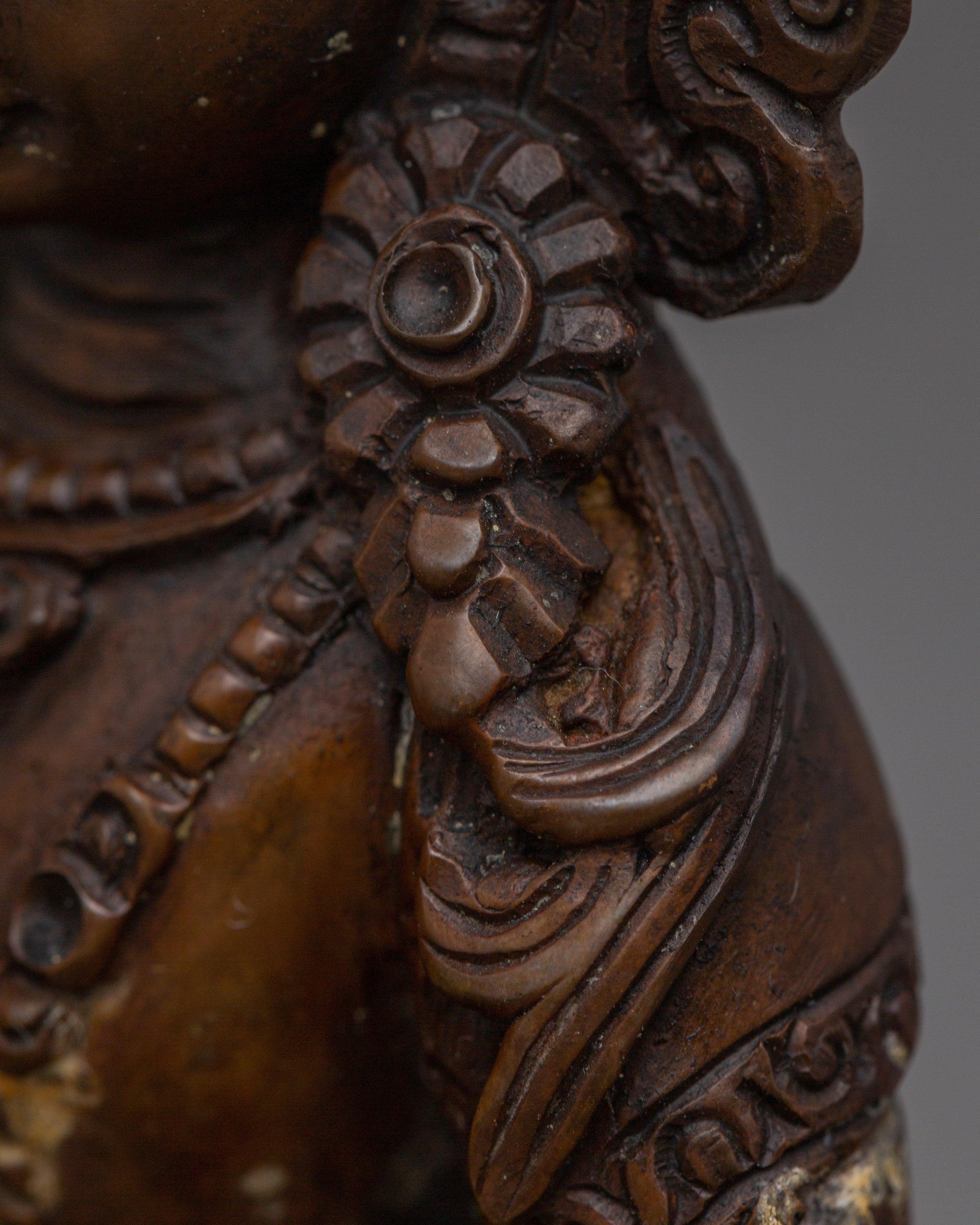 Oxidized Vajrasattva Decor Statue | Dorje Sempa - Purification Deity