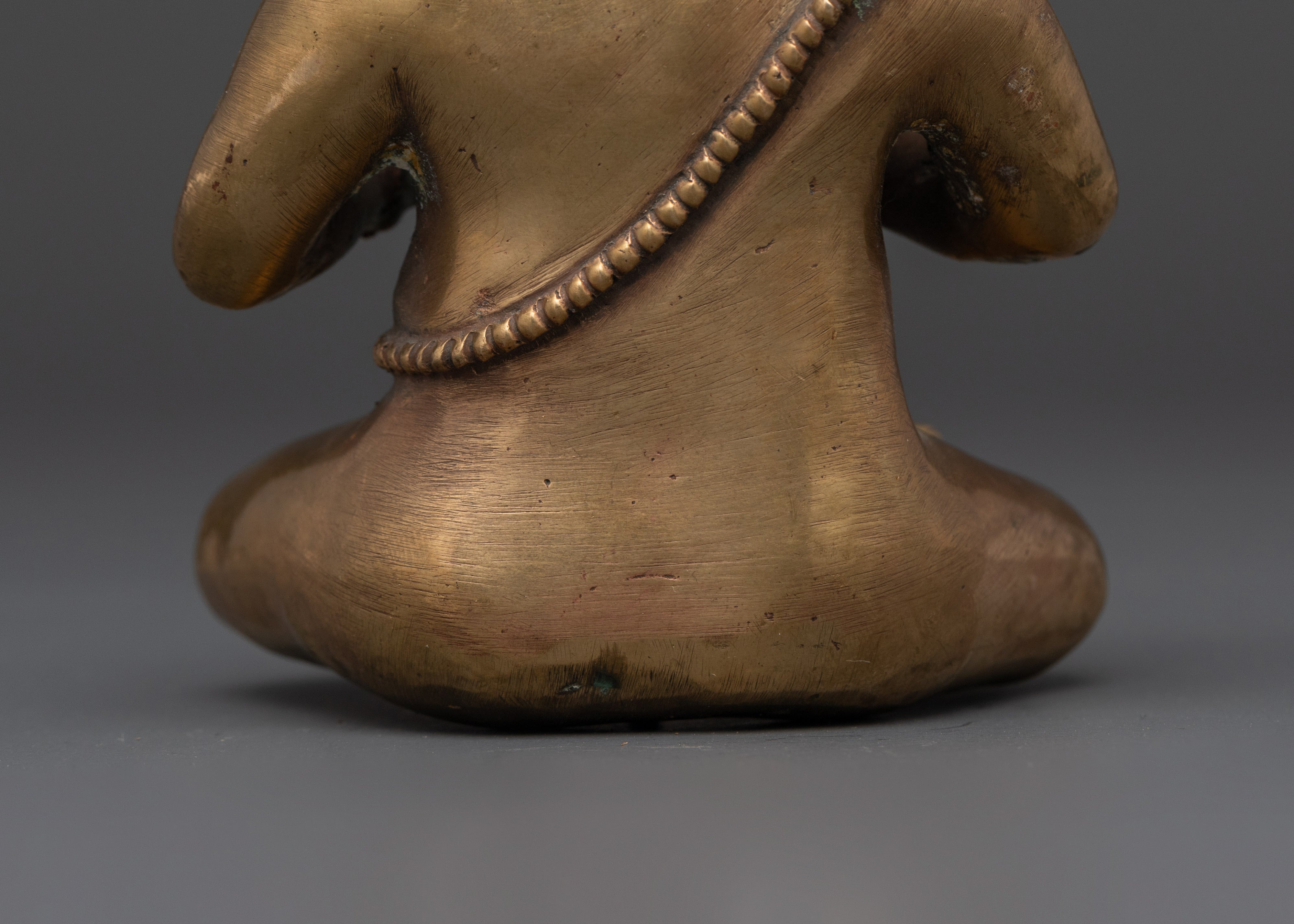God of wisdom Ganesh figurine | 13cm, Brass Body