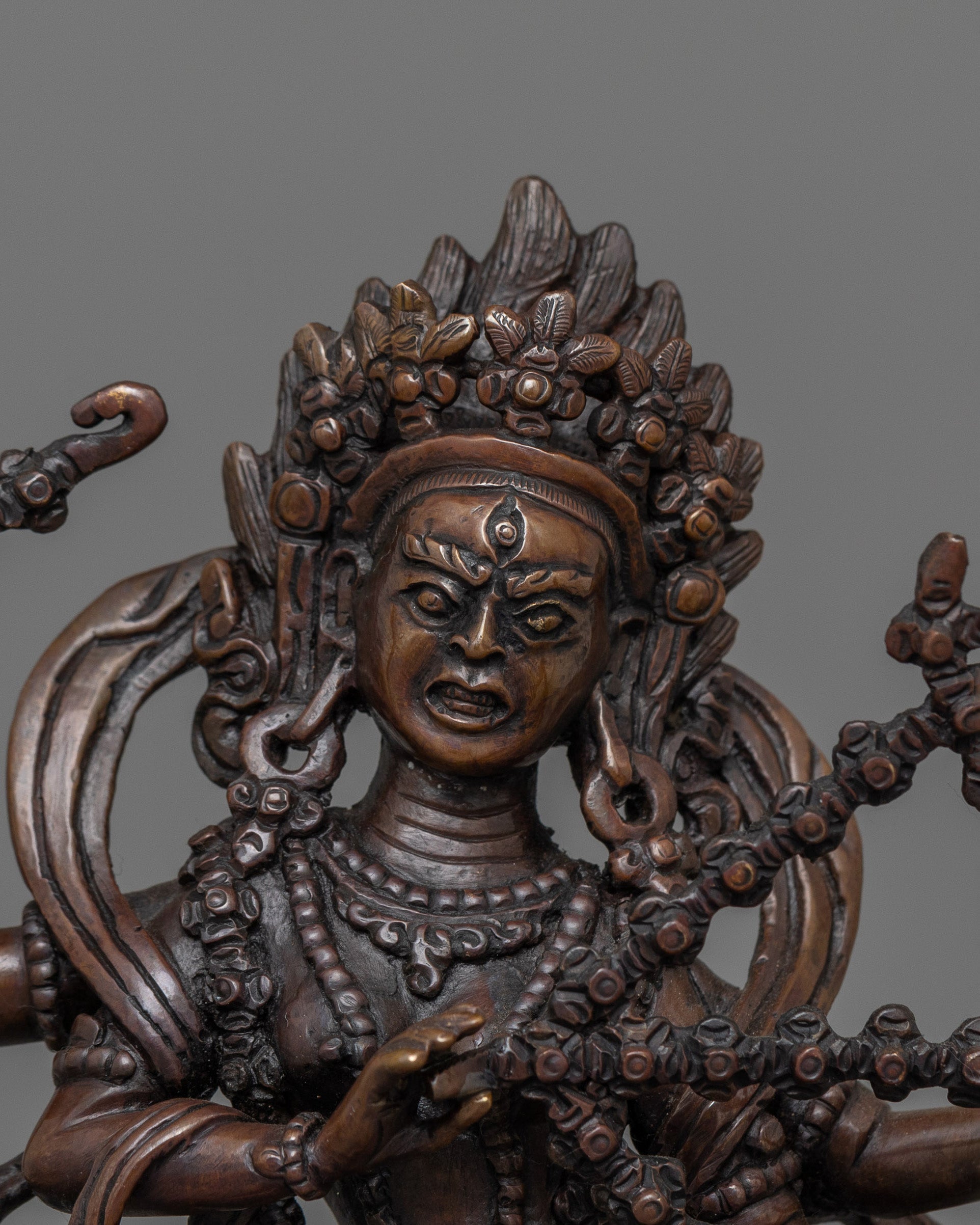 Goddess of Enchantment Kurukulla Sculpture | Tibetan Himalayan Spiritual Art